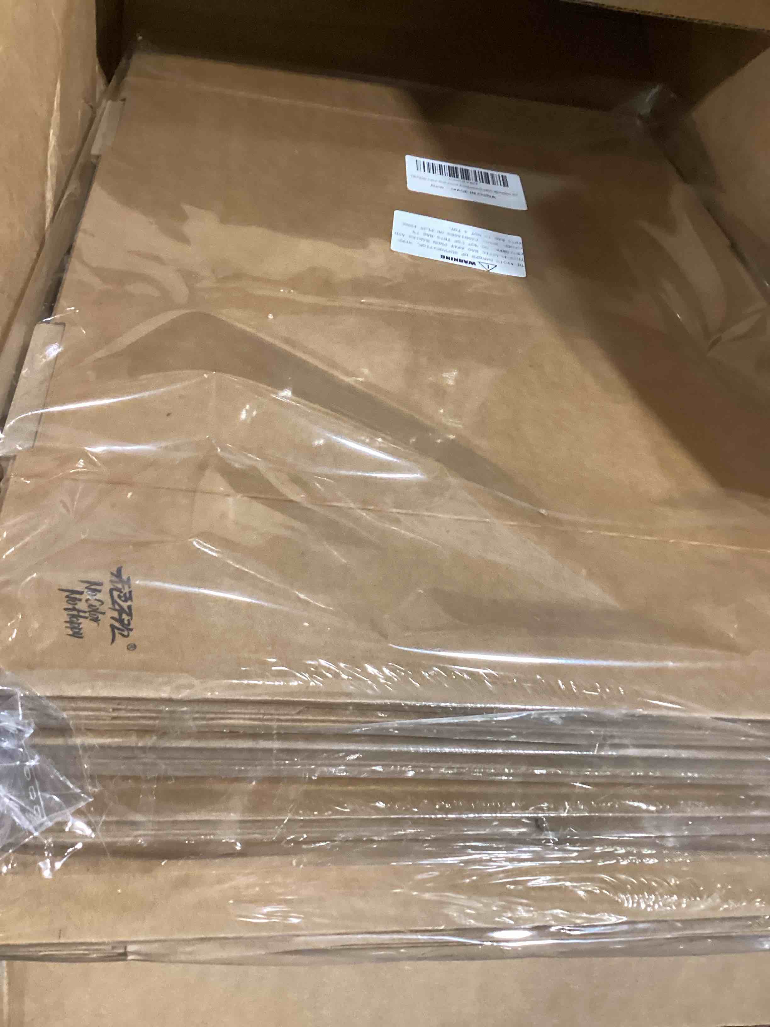 10 Pack Bakery Boxes with Window, 17.7x12.2x3.15 Inch Large Cookie Boxes, Cardboard Pastry Boxes, Take out Containers for Baking Pies, Cakes, Muffins and Pastries (L) L-17.7x12.2x3.15 Inch