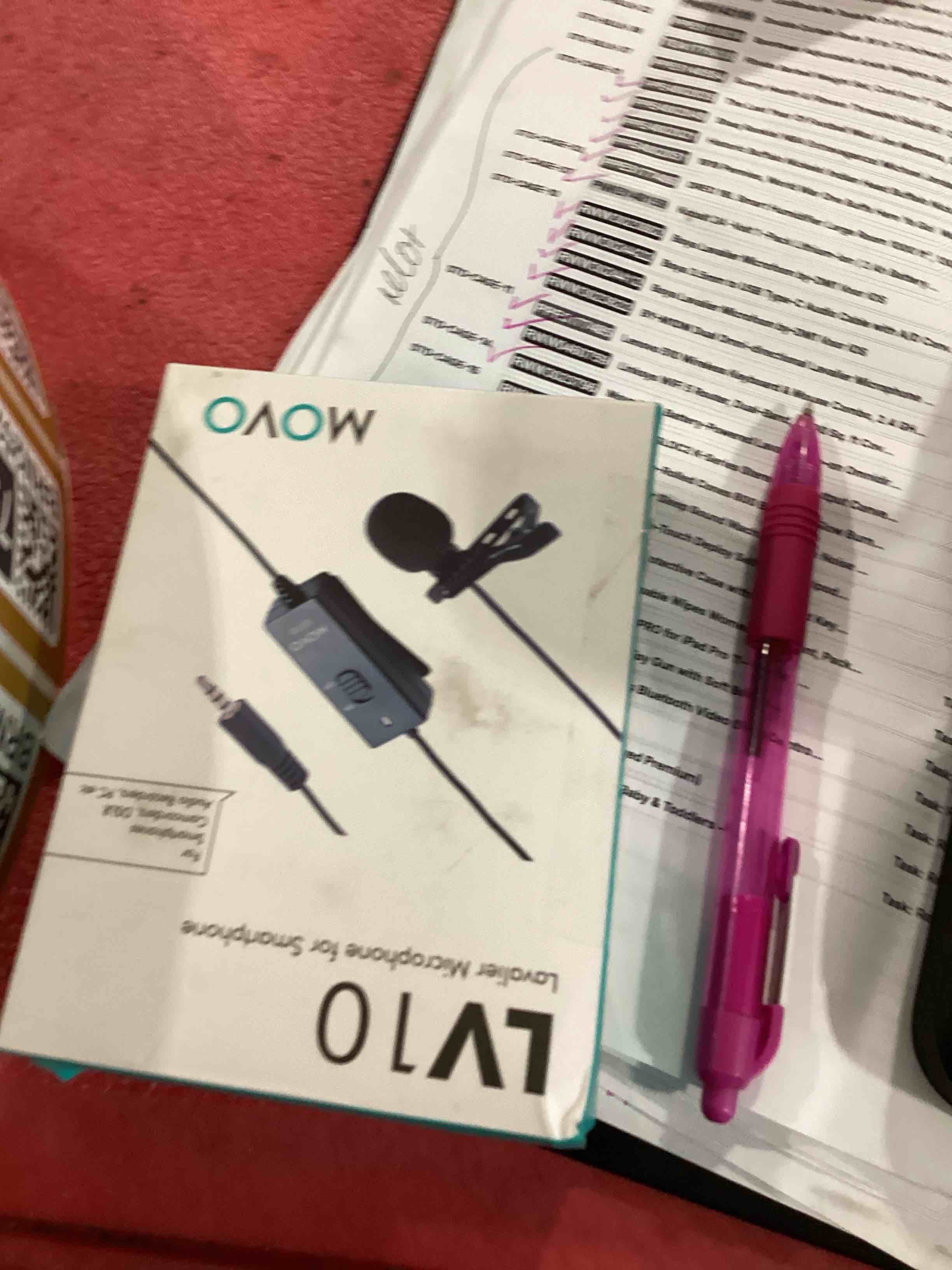 Condition photo showing Good Condition for movo lv10 battery-powered lavalier clip-on omnidirectional condenser trrs microphone for apple iphone, ipad, ipod and samsung galaxy smartphones, cameras, camcorders, recorders