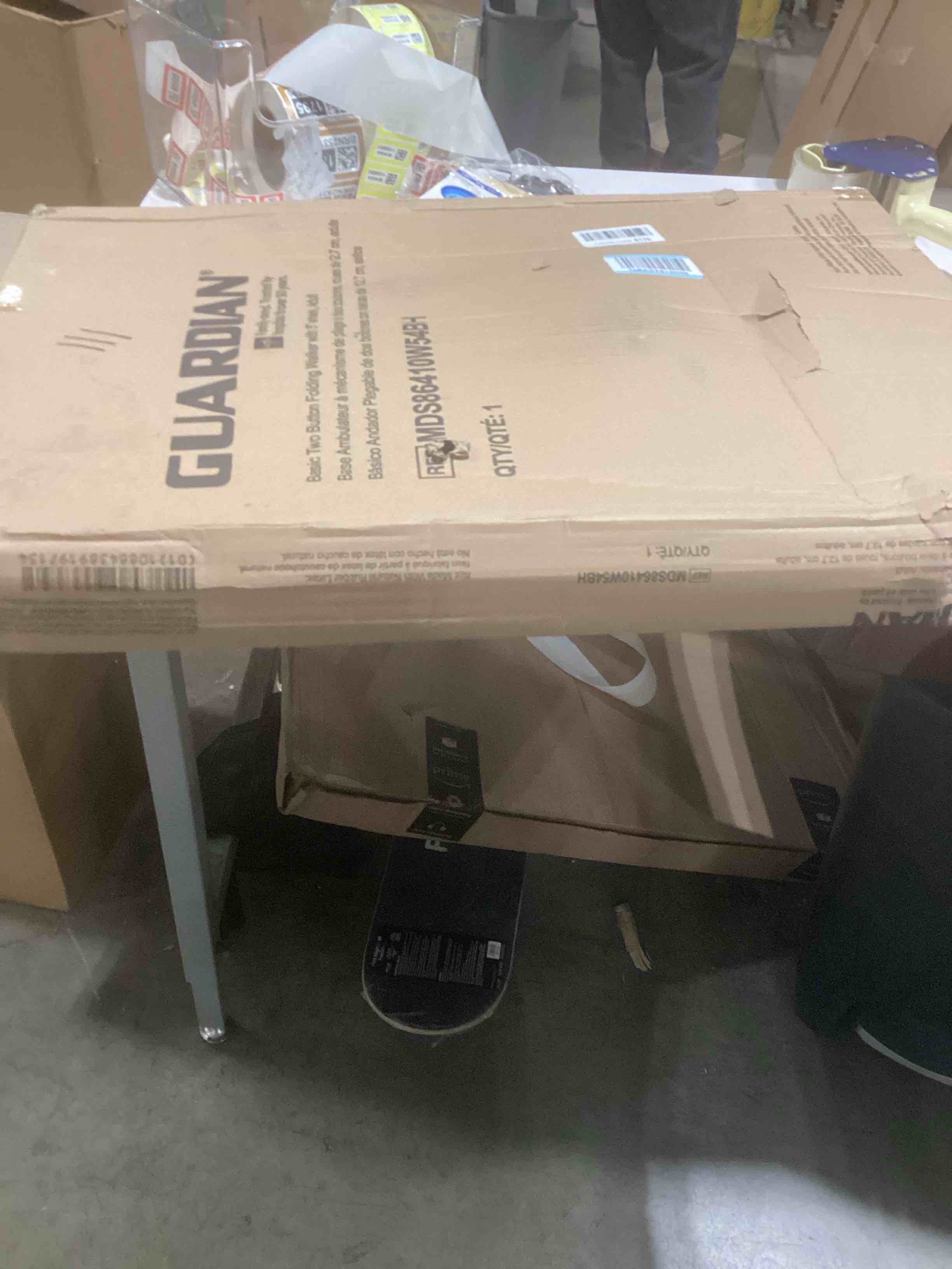 Premium 2 Button Folding Walker with Wheels, Rolling Front Wheel Walker, Lightweight Walkers for Seniors, Extra Light & Durable Carbon Fiber Aluminum Frame, Adjustable Height, Carbon Black