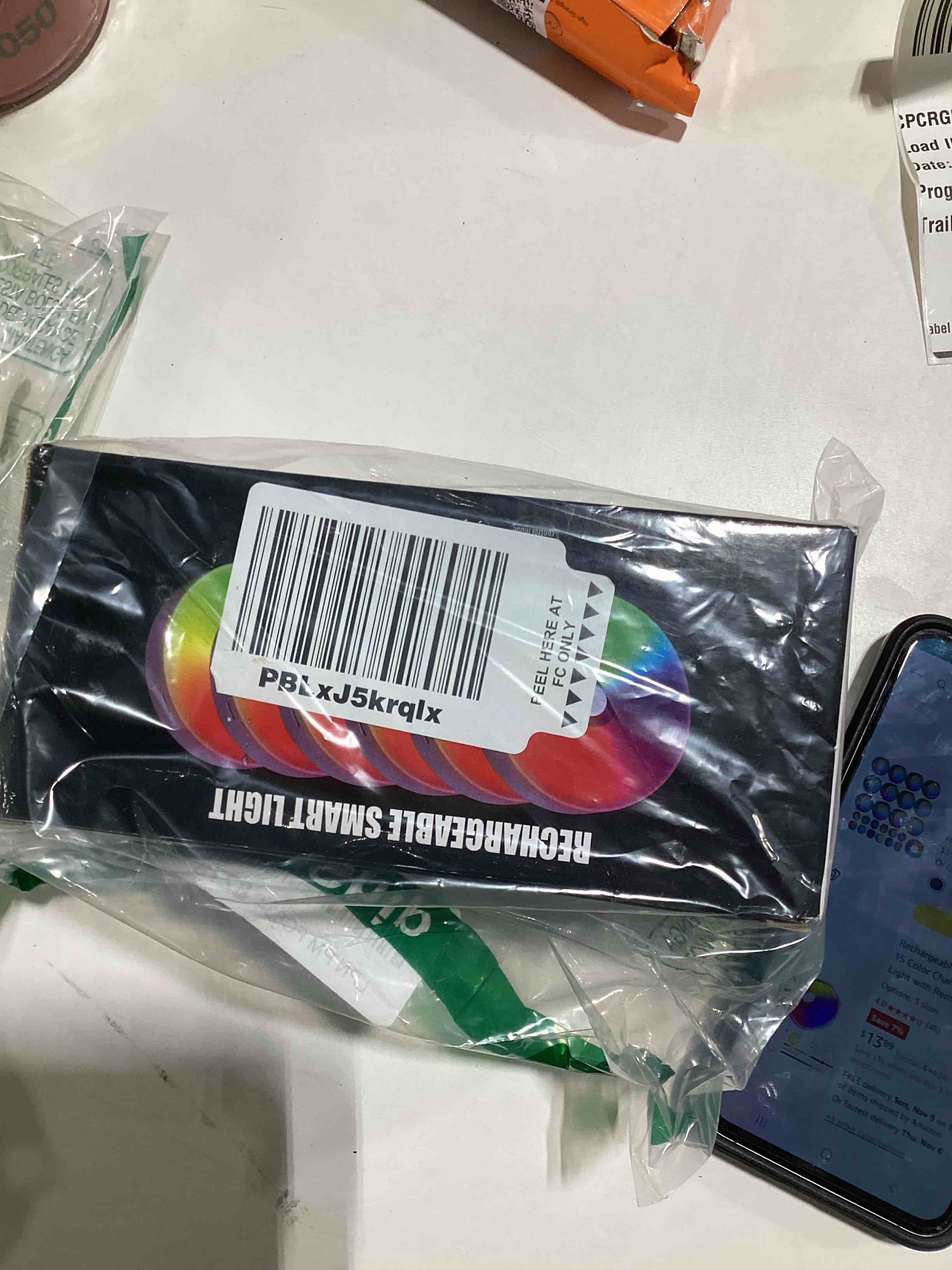 rechargeable Smart light 6pk