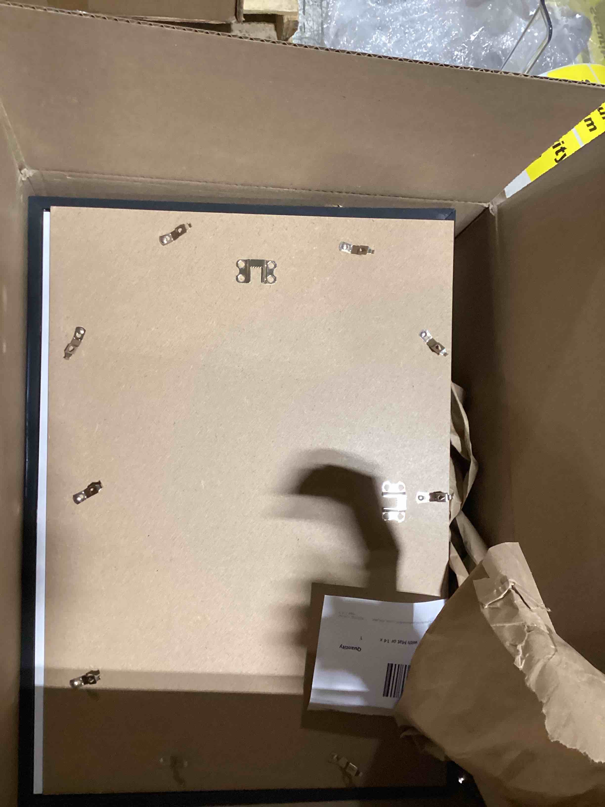 upsimples 11x17 Picture Frame, Display Pictures 9x15 with Mat or 11 x 17 Without, Wall Hanging Poster Frames, Black, 1 Pack