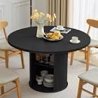 47" round dining table with stronge drawer