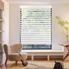 Imitation wood blinds without cord