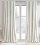 ike velvet 100% blackout curtains , back tab hooks drapes,room darking thermal insulated drapes(set of 2,with hooks)