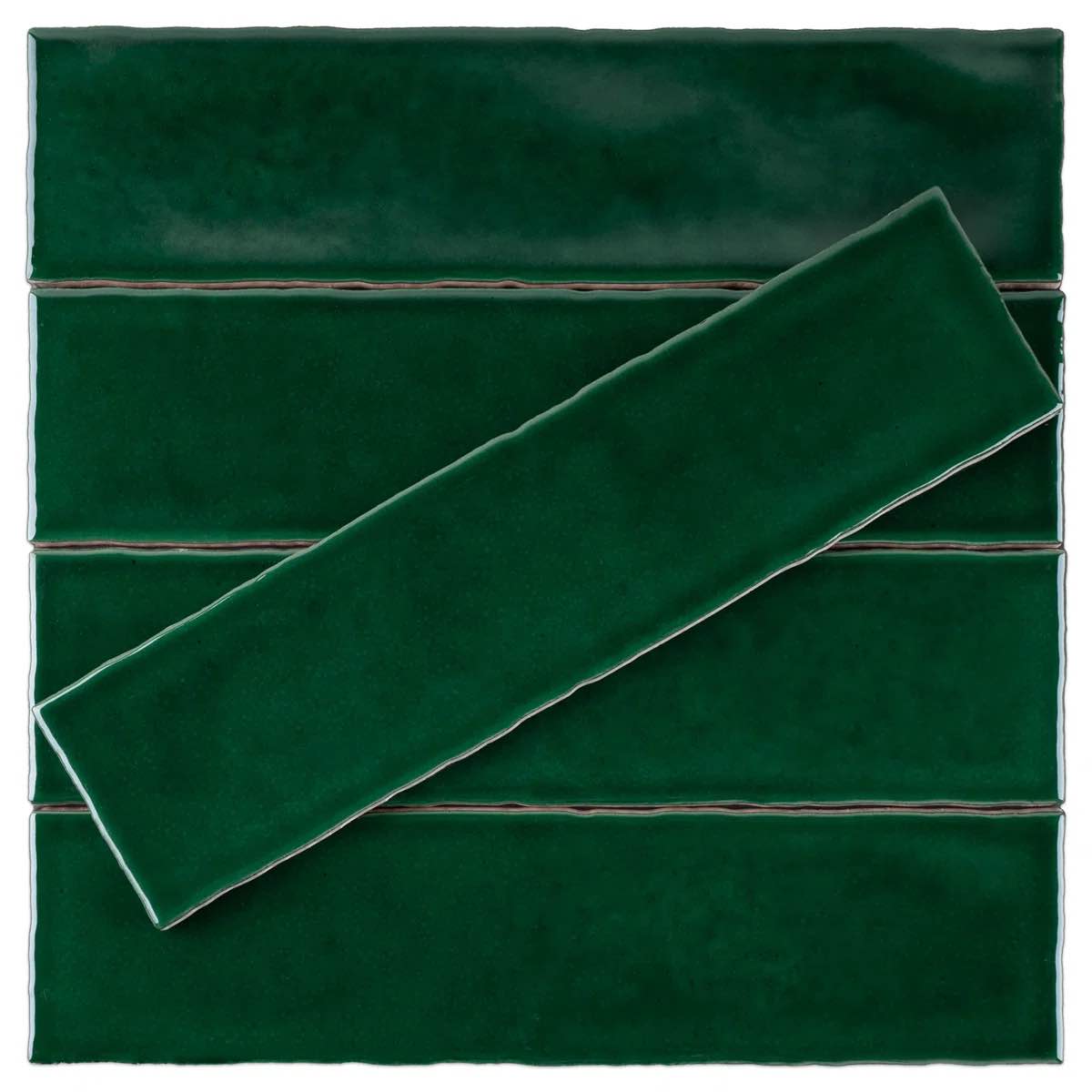 rustic 2.95 in. x 11.81 in. polished ceramic subway wall tile