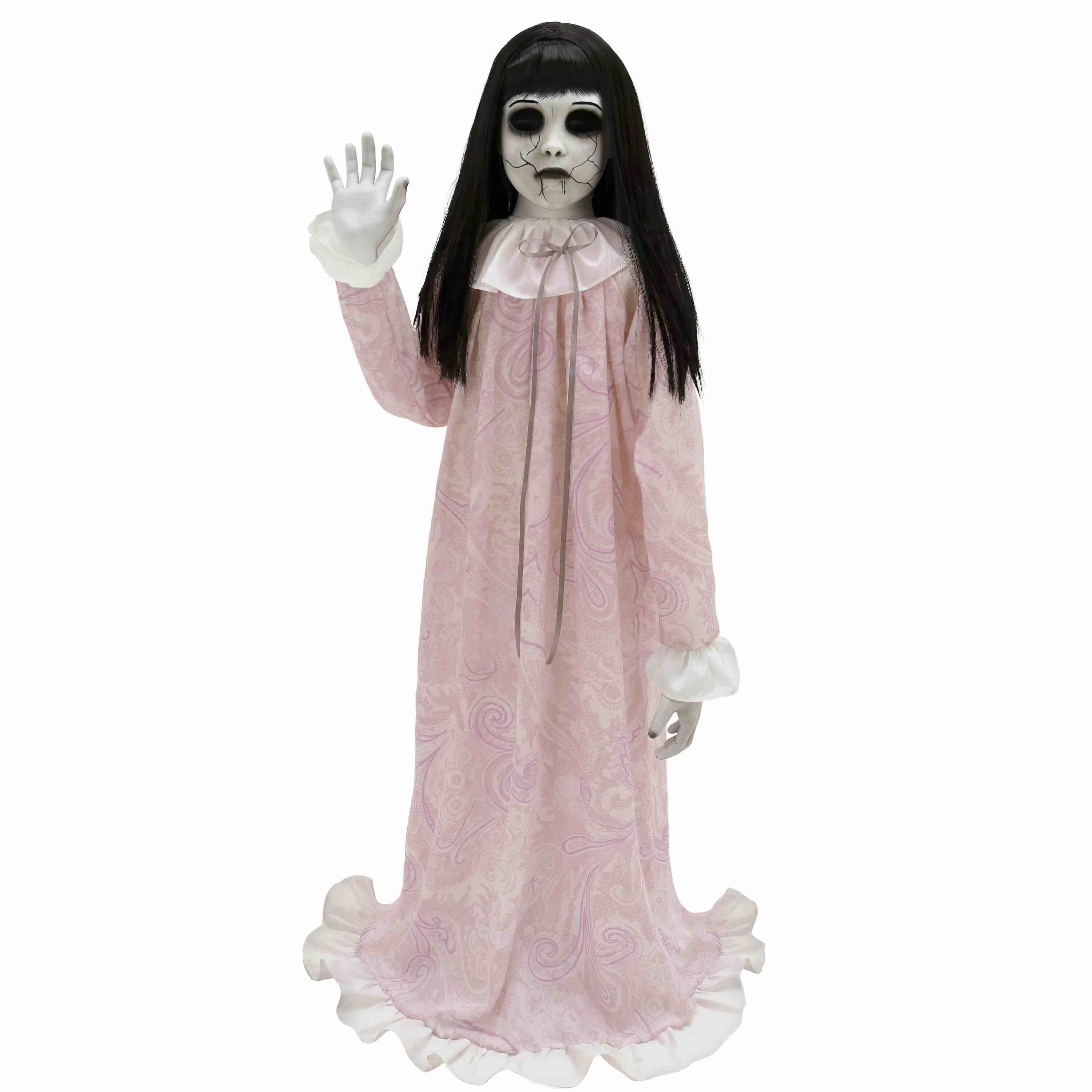 (similar)71 in. Motion Activated Flashing Red Eyes Life-Size Animatronic Bride