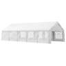 (similar)(incomplete)Heavy Duty Carport & Party Tent 16' x 32' with Removable Sidewalls and Double Doors, Large Canopy Tent, Sun Shade Shelter, for Parties, Wedding, Outdoor Events, BBQ