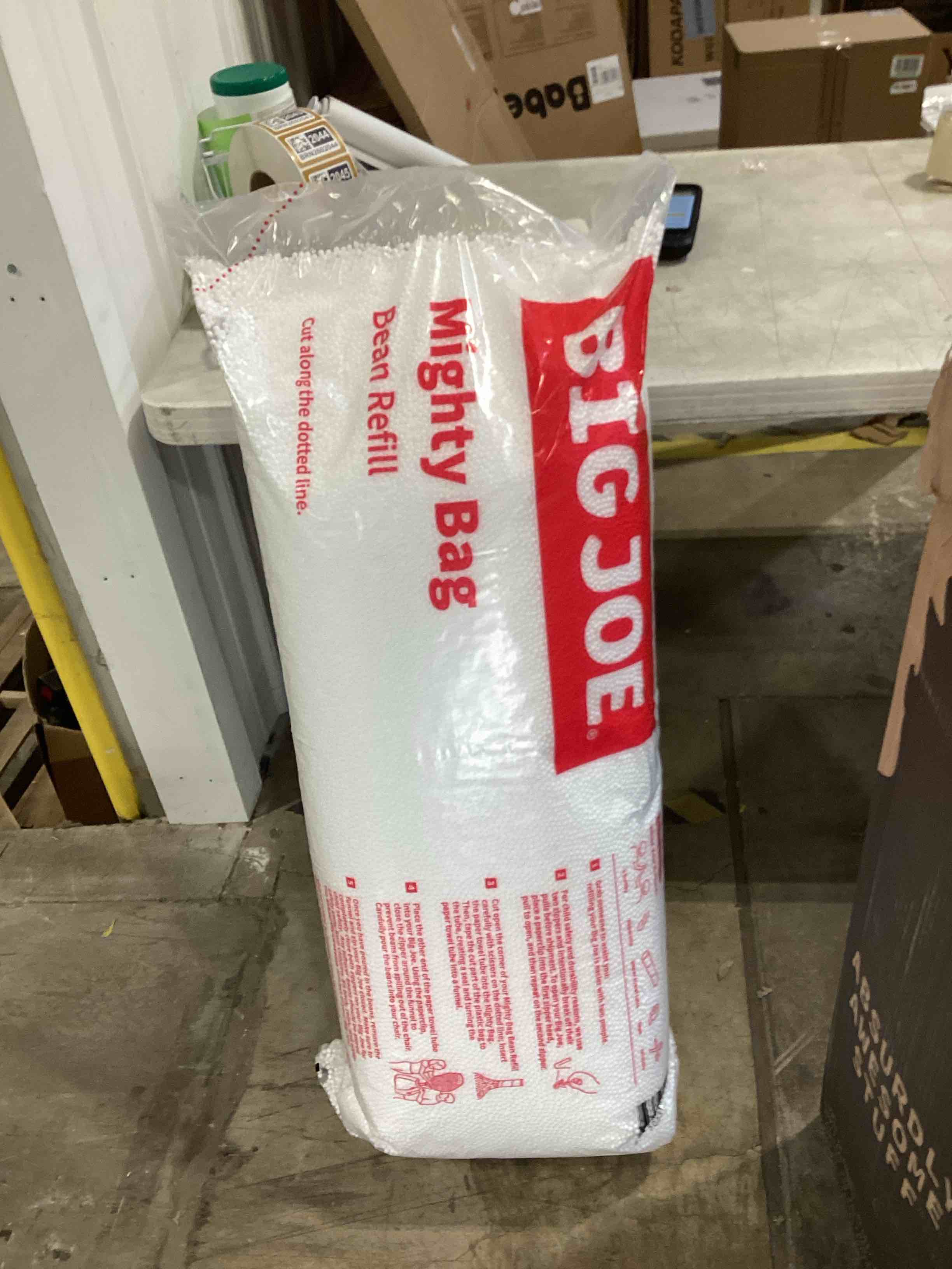 Big Joe Bean Refill Polystyrene Beans for Bean Bags or Crafts, 100 Liters