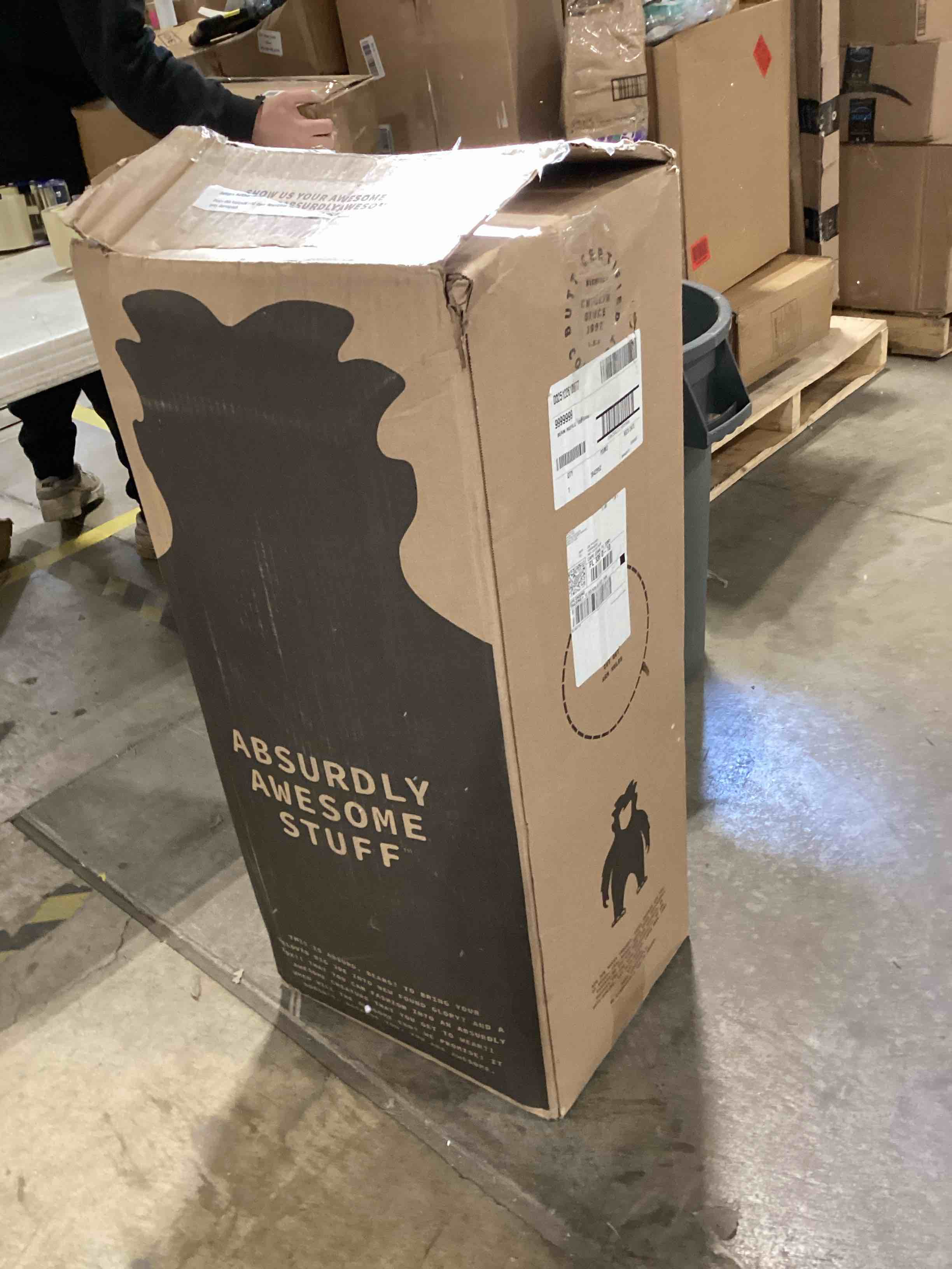 Condition photo showing As Is for Big Joe Bean Refill Polystyrene Beans for Bean Bags or Crafts, 100 Liters