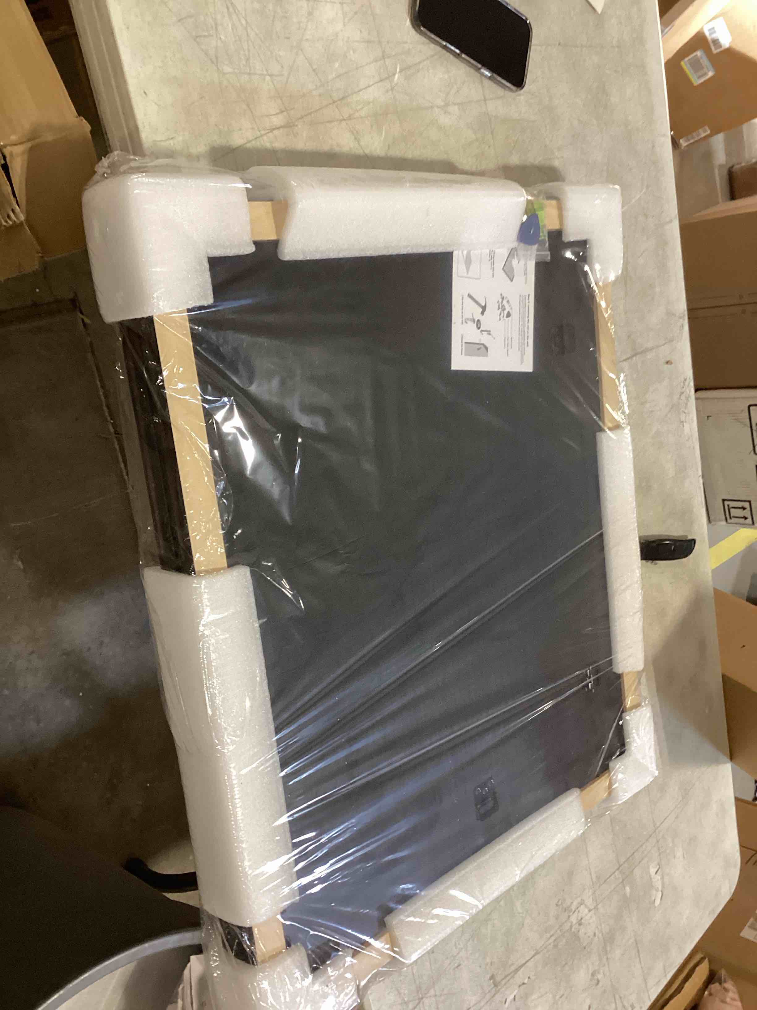 Condition photo showing As Is for LUCKYLIFE 8x10 Picture Frame Brown for Wall Mounting or Tabletop Display, 2 Pack