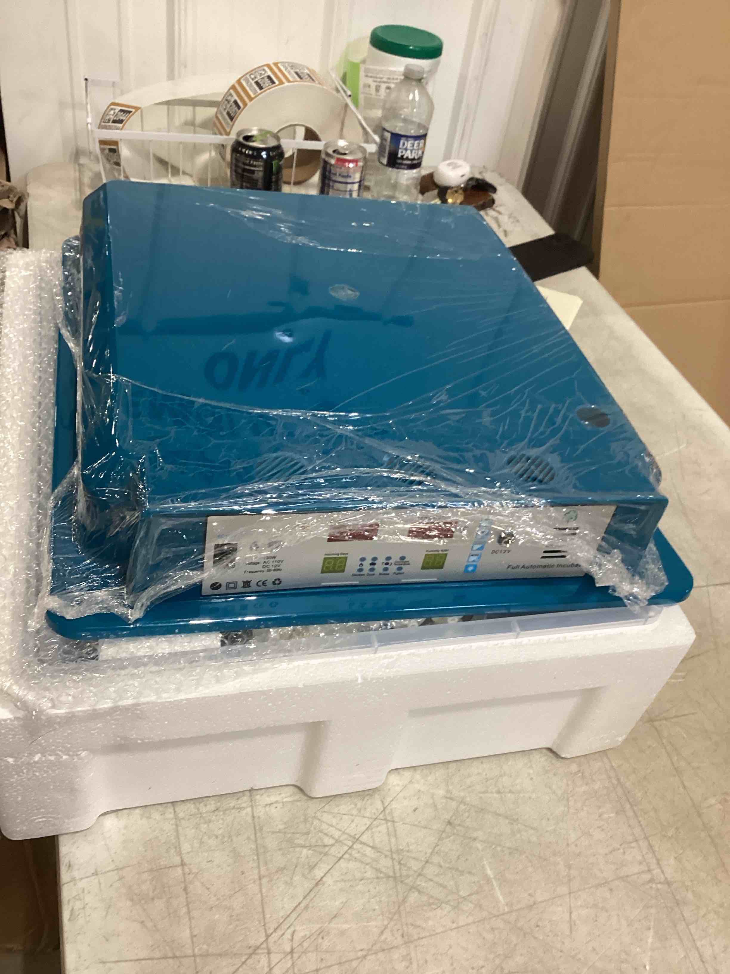 incubators for hatching eggs 120, chicken egg incubator with automatic egg turning and humidity display, temperature control with 5 automatic incubation modes, incubation day counter