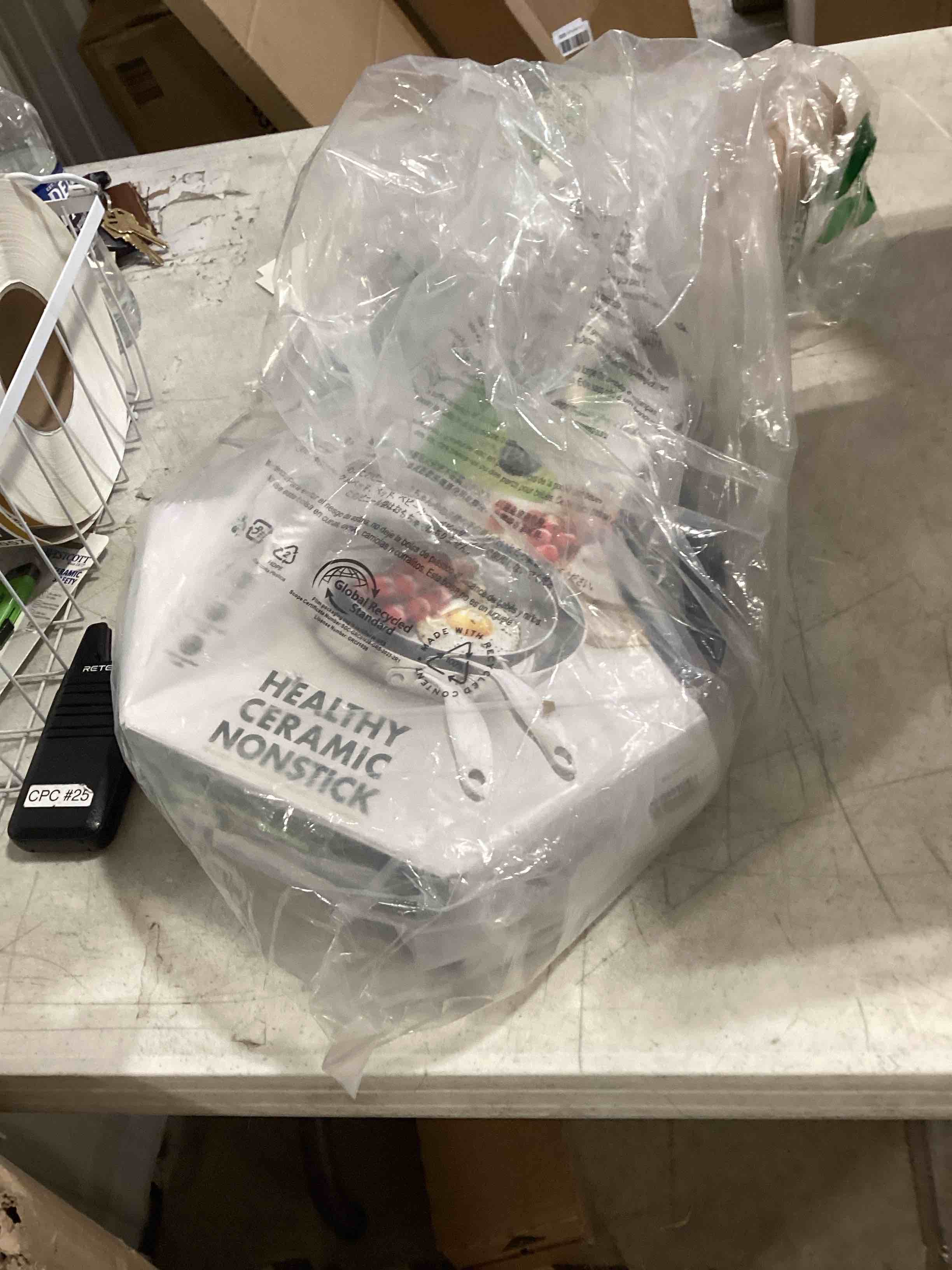 greenpan swift healthy ceramic nonstick, 8" and 10" frying pan skillet set, stainless steel handles, pfas-free, dishwasher safe, oven safe, black