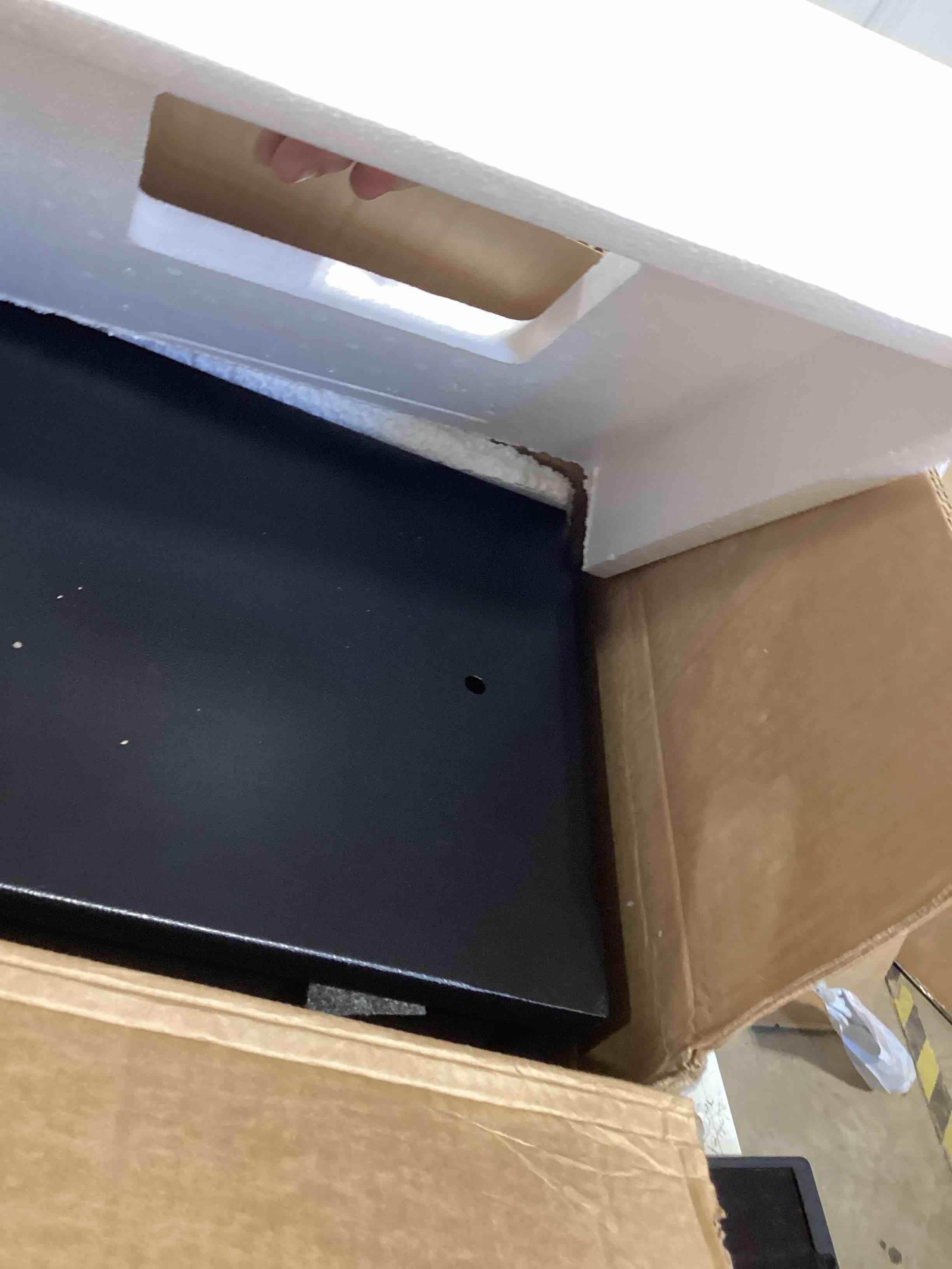 Condition photo showing As Is for 3.3 Cubic Large Fireproof Safes for Home Use, Digital Home Security Safe Box Fireproof Waterproof with Electronic Keypad and Spare Keys, Anti-theft Fire Document Safe for Money Medicine Valuables