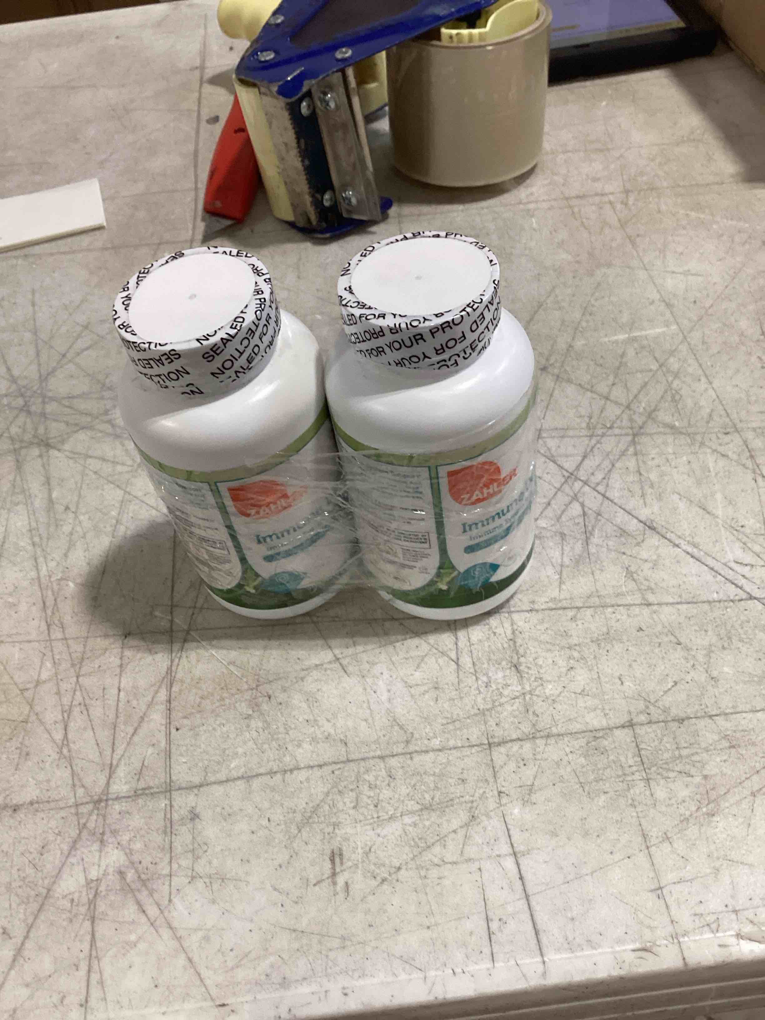 Condition photo showing As Is for 8 in 1 Immune Defense Support, Immunity Vitamins Supplement Booster Zinc 50mg, Vitamin C Elderberry VIT D3 5000 IU, Turmeric Curcumin & Ginger, Echinacea - Allergy Relief for Kids Adults (2 Pack)