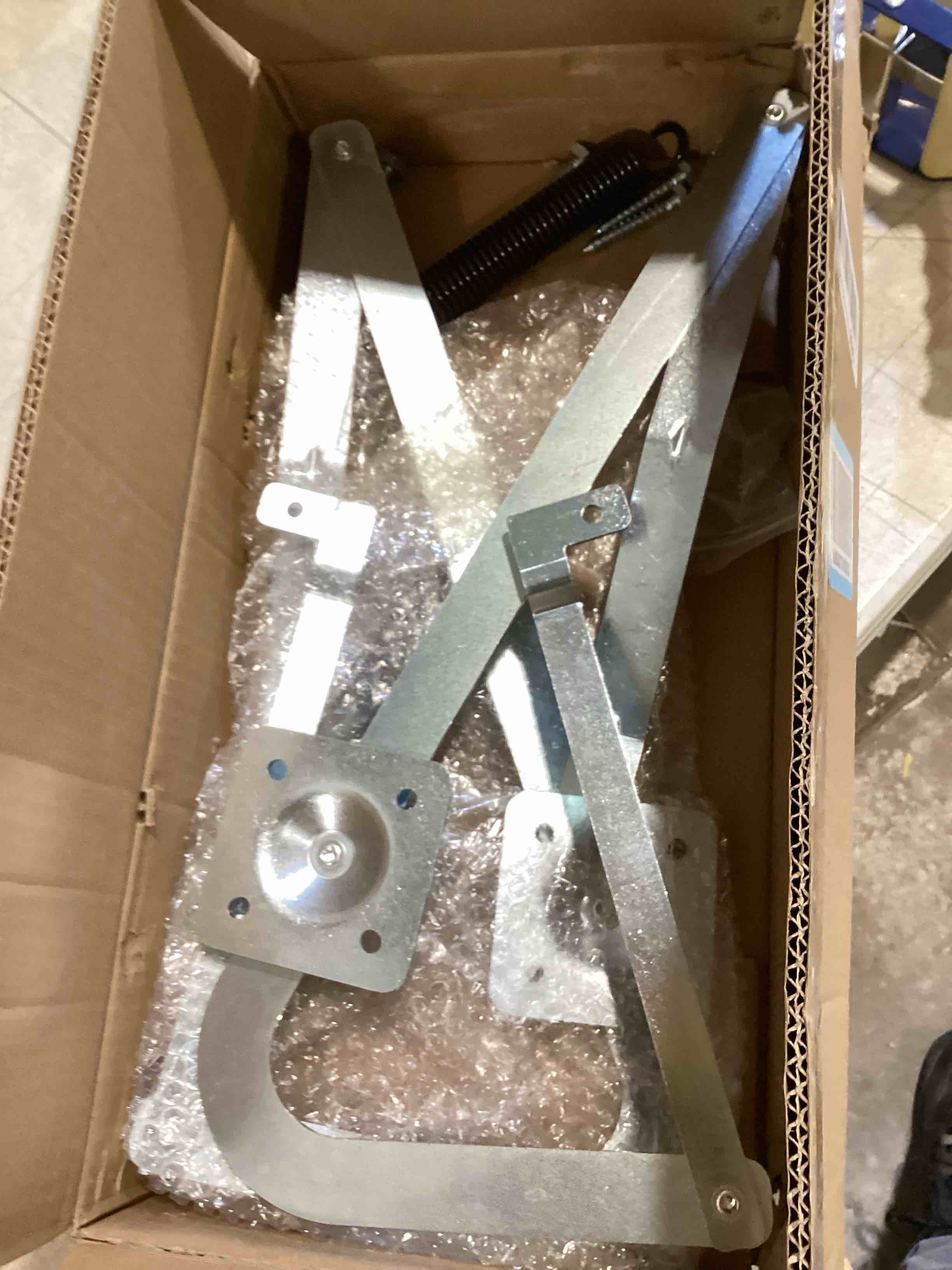 Condition photo showing As Is for Attic Ladder Hinge Arms Compatible with Werner Mk5, WU2210, W2208, W2210, Suitable for Werner Attic Ladders Manufactured After 2010, Heavy Duty Thick Galvanized Material