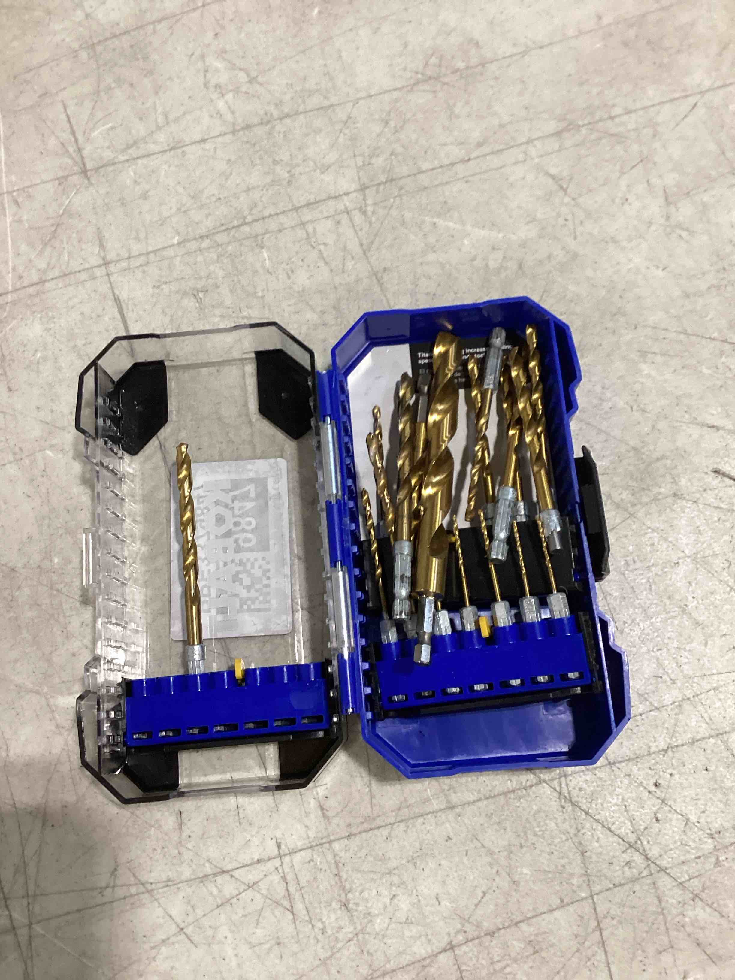 Condition photo showing As Is for DEWALT Drill Bit Set, 3-Flats Shank,14-Piece, 135 Degree Split Point, for Plastic, Wood and Metal (DWA1184) 14 piece set (Pack of 1)