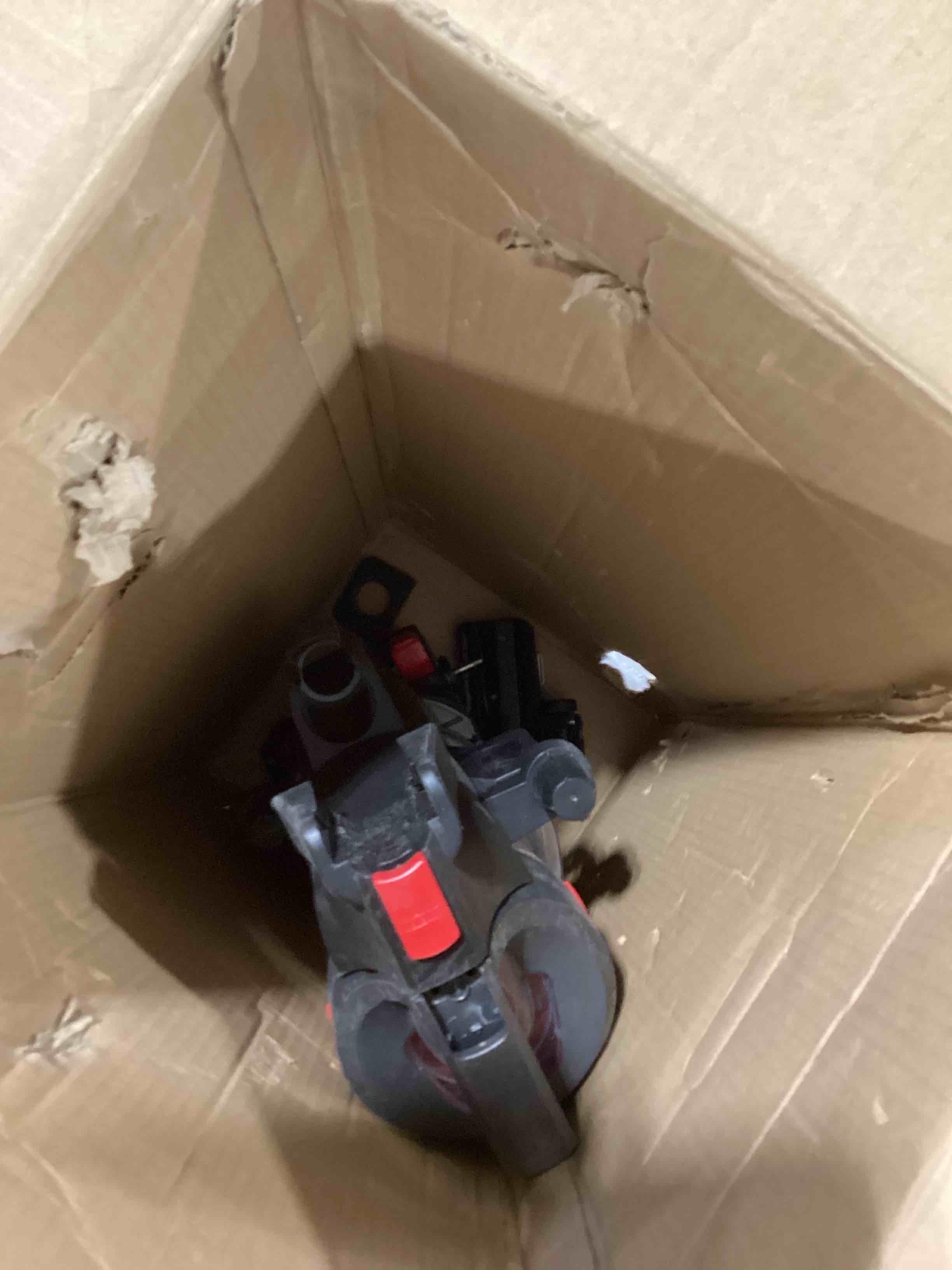 Condition photo showing As Is for Hoover WindTunnel Cord Rewind Pro Bagless Upright Vacuum Cleaner, For Carpet and Hard Floors, UH71300V, Black, UH71300