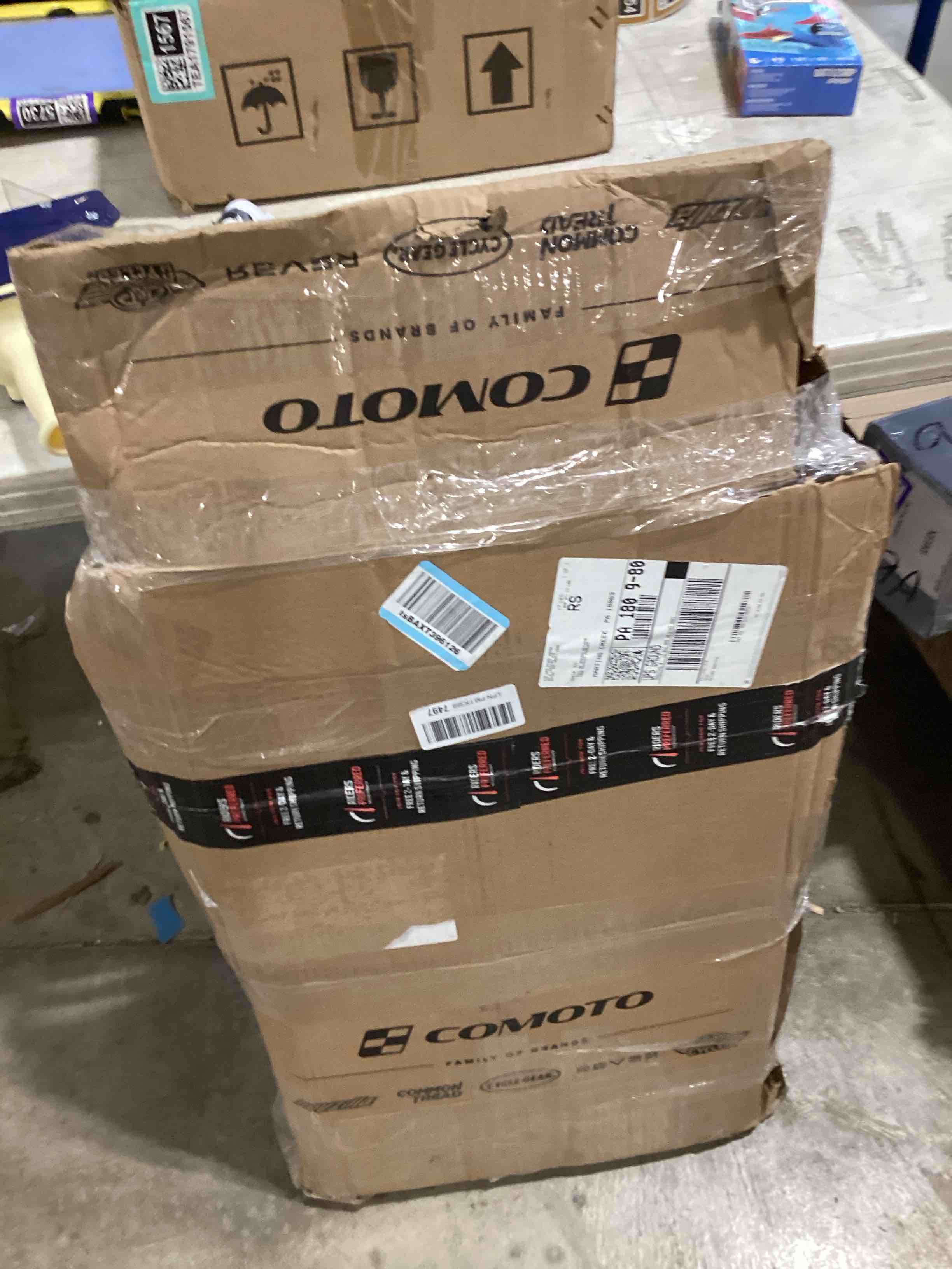 Condition photo showing As Is for Solid Beech Wood H-Frame Easel, Large Painting Easel with Storage Box and Palette, Professional Foldable Studio Art Easel Stand with Signature Box for Adults, Holds Canvas Art up to 48"