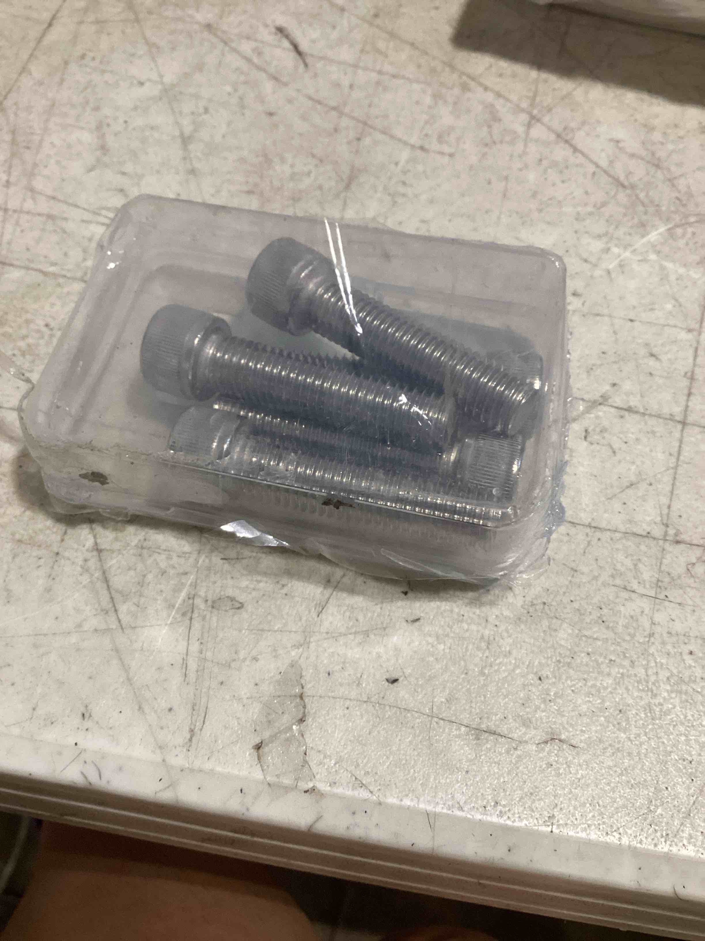 Condition photo showing As Is for m12 50mm screws and bolts, m12-1.75x50mm socket head cap screw,18-8 stainless steel screw,machine bolt,allen socket drive,fully thread,bright finish,5pcs m12-1.75x50mm-6