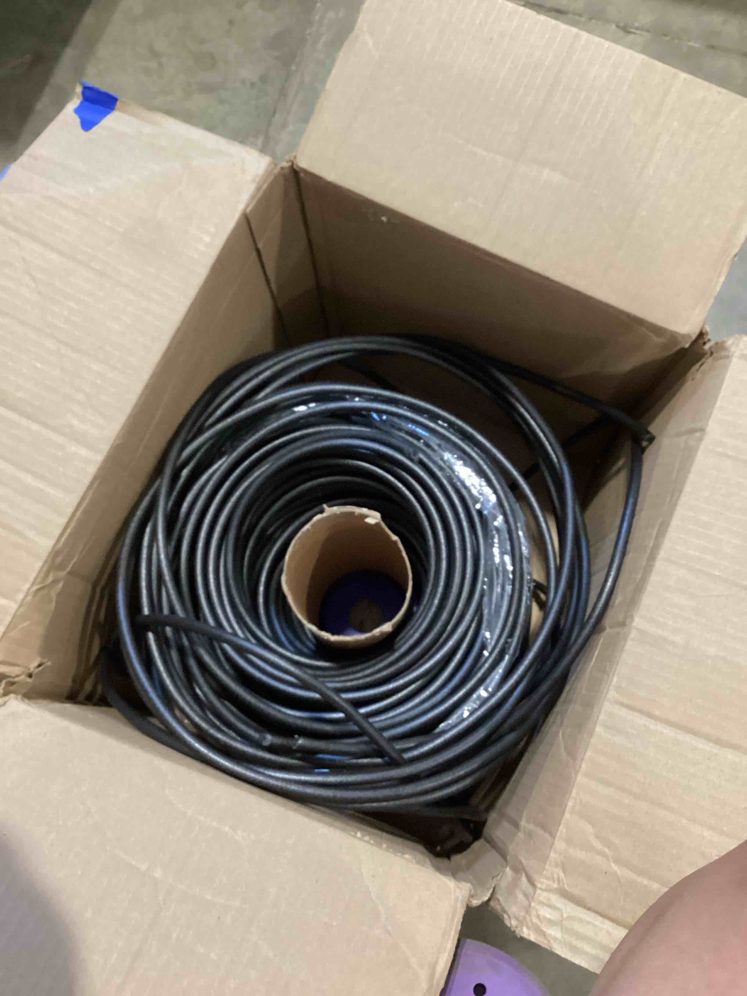 Condition photo showing As Is for prime-line p 8135 0.270 in. x 500 ft. roll black foam screen spline (1 roll)