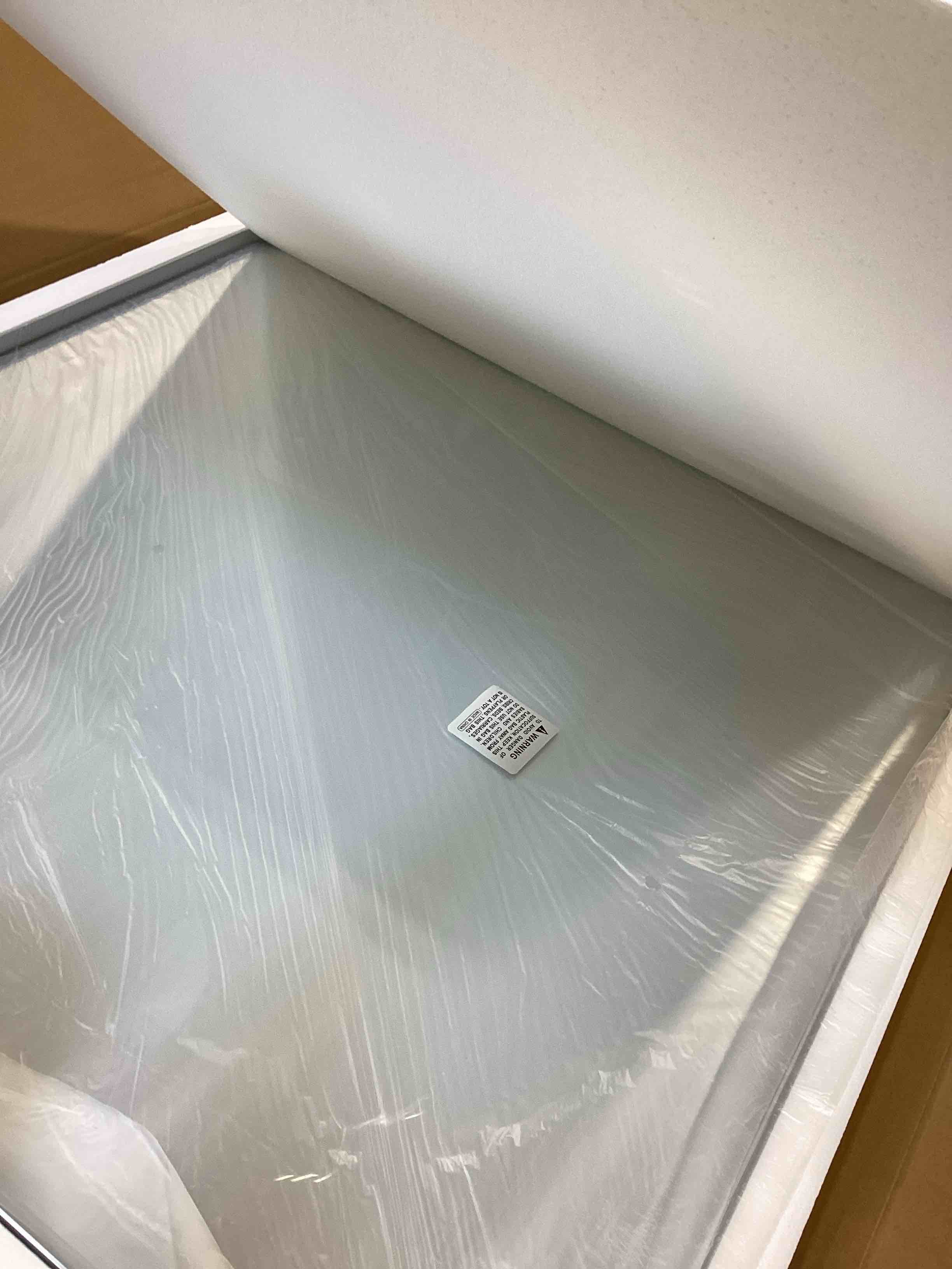 Condition photo showing Good Condition for silver metal framed bathroom mirror for wall, brushed nickel rounded corner rectangular bathroom vanity mirror, anti-rust, tempered glass (30" x 36", silver)