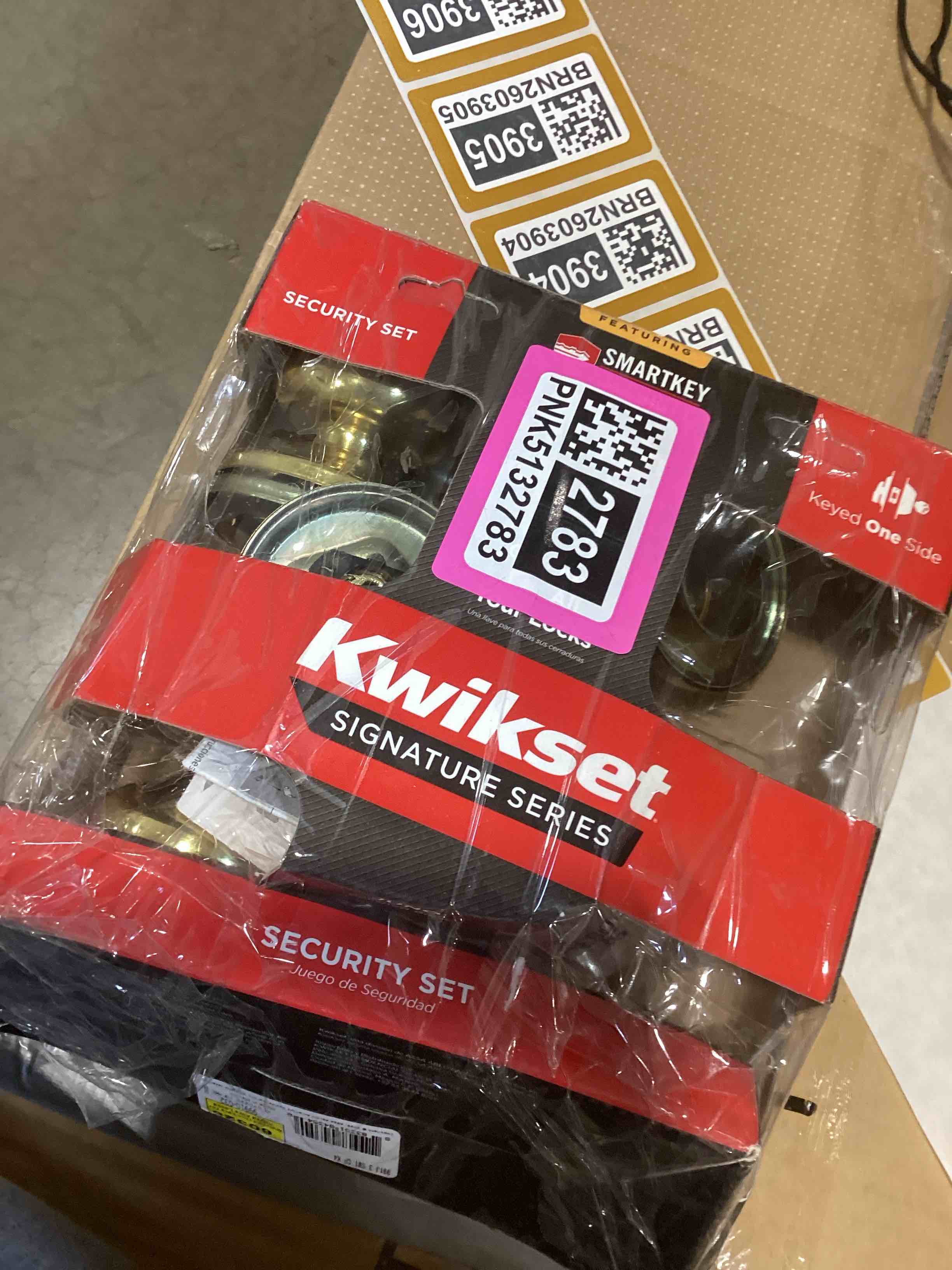 Condition photo showing As Is for similar product 660 venetian bronze single cylinder deadbolt featuring smartkey with microban