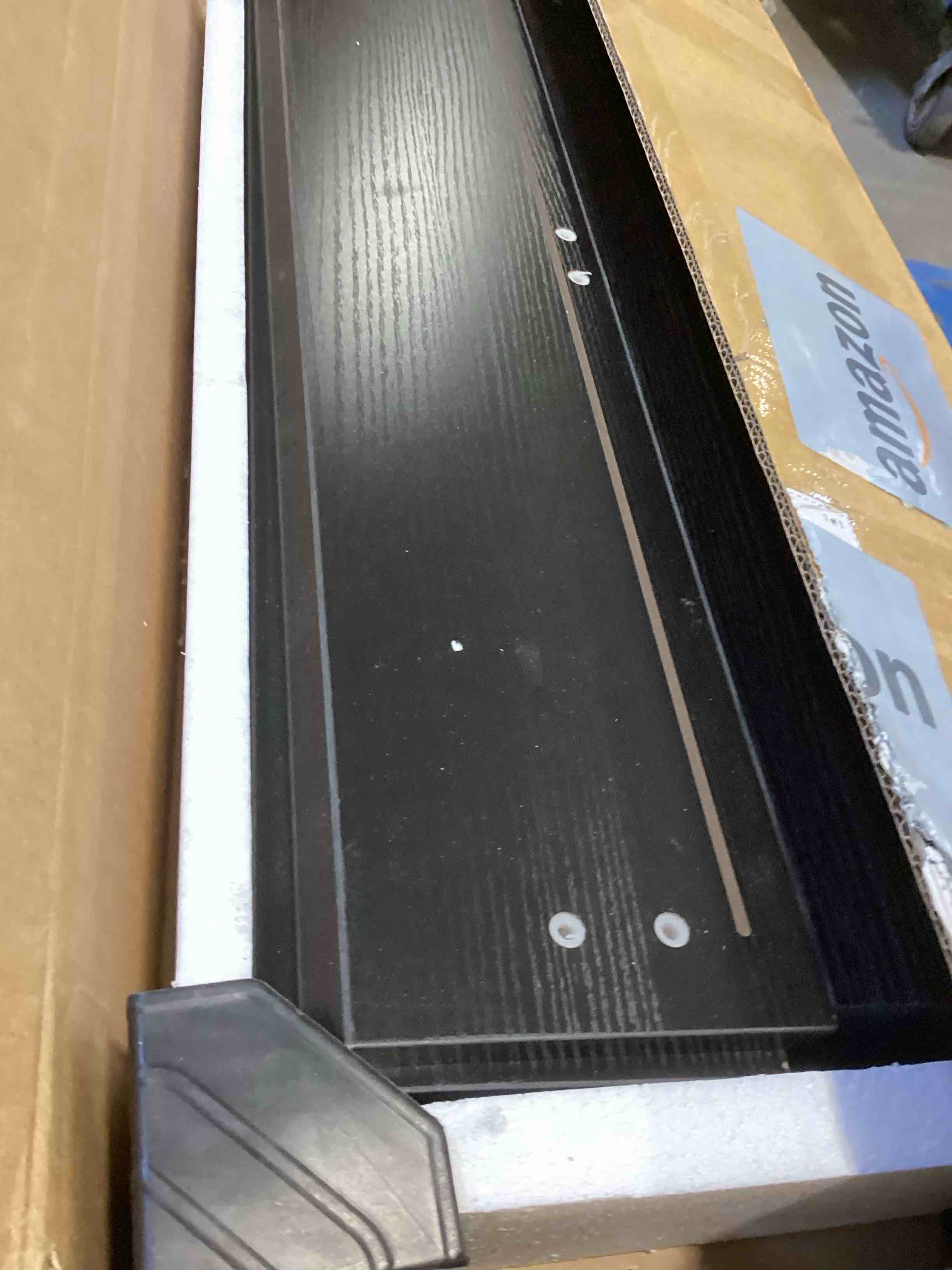 Condition photo showing As Is for incomplete only drawers jocoevol modern black 8 drawer dresser for bedroom, 15.3" d x 55.2" w x 32.3" h simply chest of drawers, wood storage dresser with deep drawers for living room hallway entryway, black