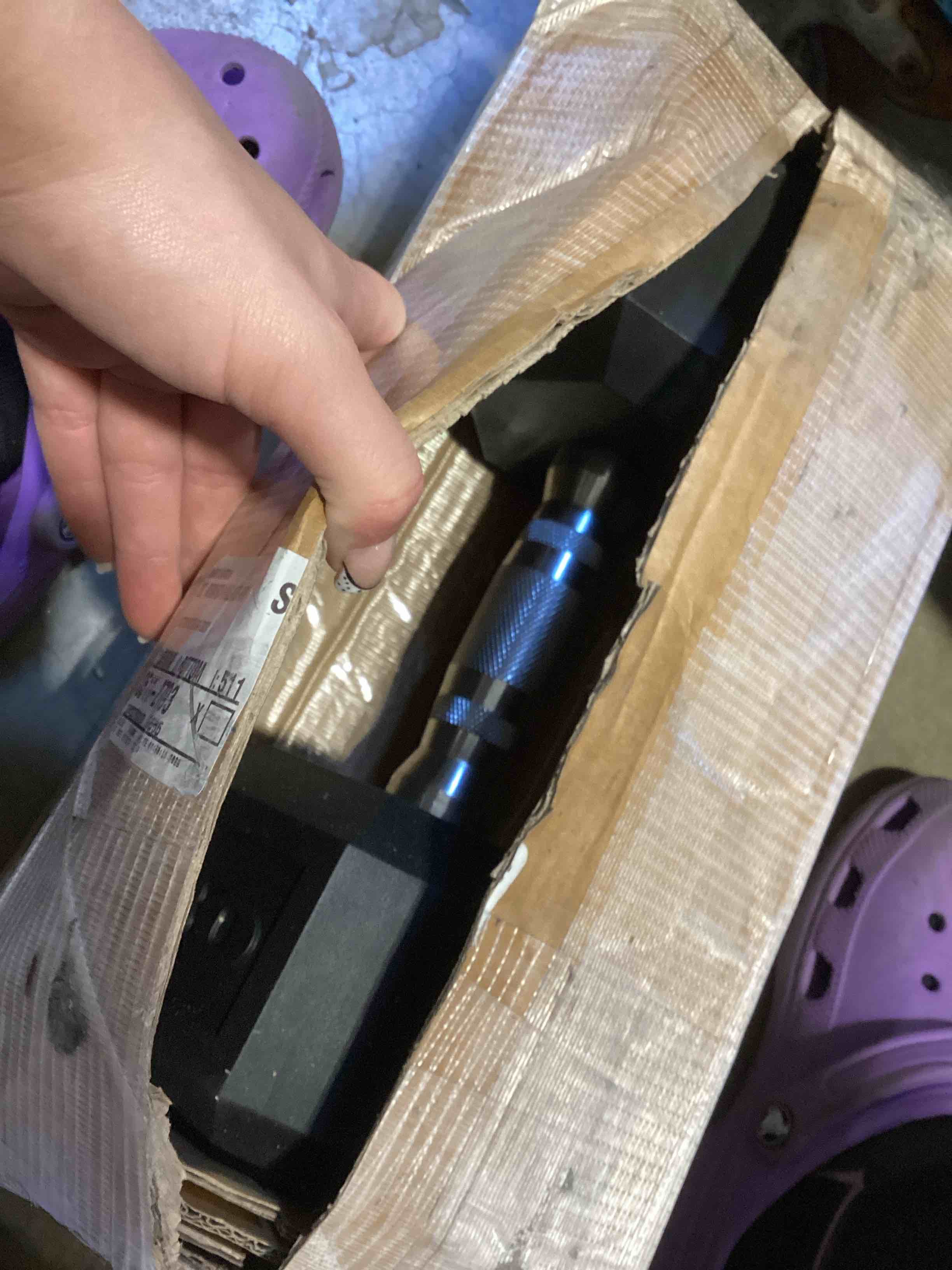 Condition photo showing Good Condition for only one not a pair cap barbell coated dumbbell weight | multiple options pairs & sets chrome handle 30 lb - pair