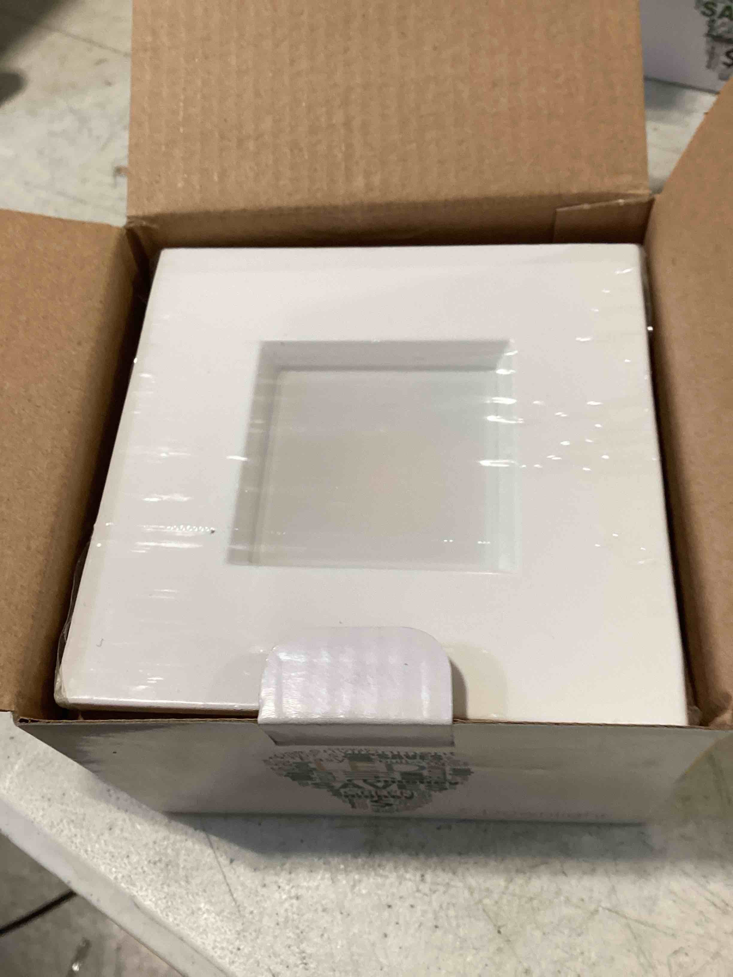 goodlite 3-inch 8w - led recessed ultra-thin square slim wafer downlight, dimmable (triac), 500 lumens, 5 color selectable 27k-30k-35k-41k-50k, cri 90+, etl listed, 50k hour, 50w equal, 1ct (g-20225)
