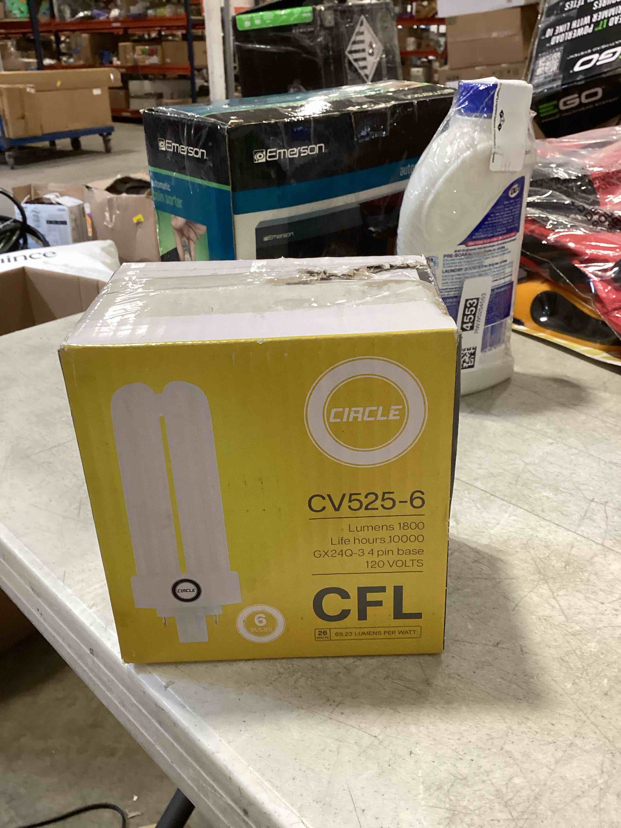Condition photo showing Good Condition for circle plt-26w 827 compact fluorescent bulb, 26w triple tube, gx24q-3 4-pin base, 2700k warm white, replaces sylvania cf26dt/e/in/827 & philips pl-t 26w/27/4p/alto – 6 pack