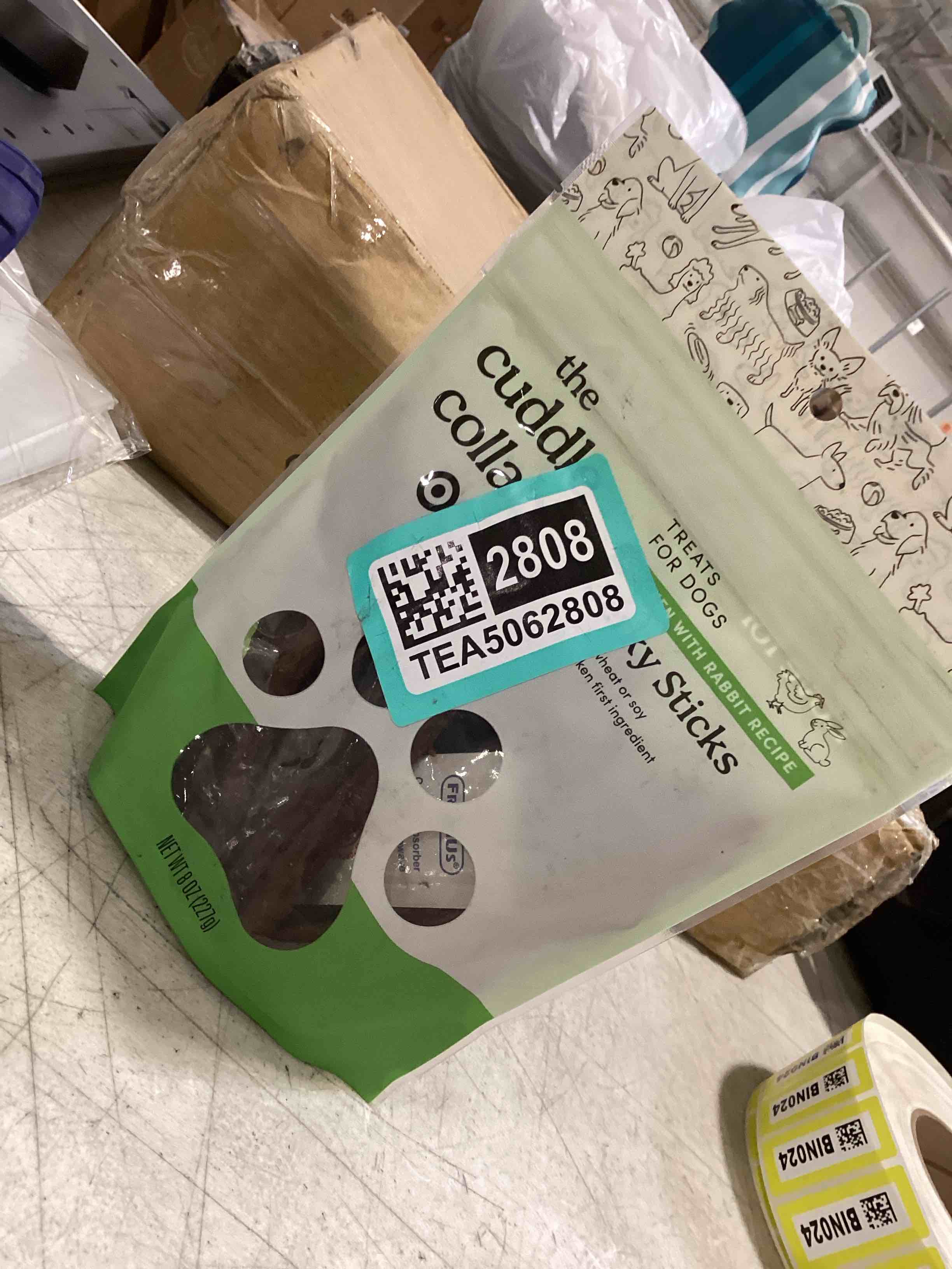 Condition photo showing Brand New for chicken with rabbit jerky stick dog treats - 8oz - the cuddle collab