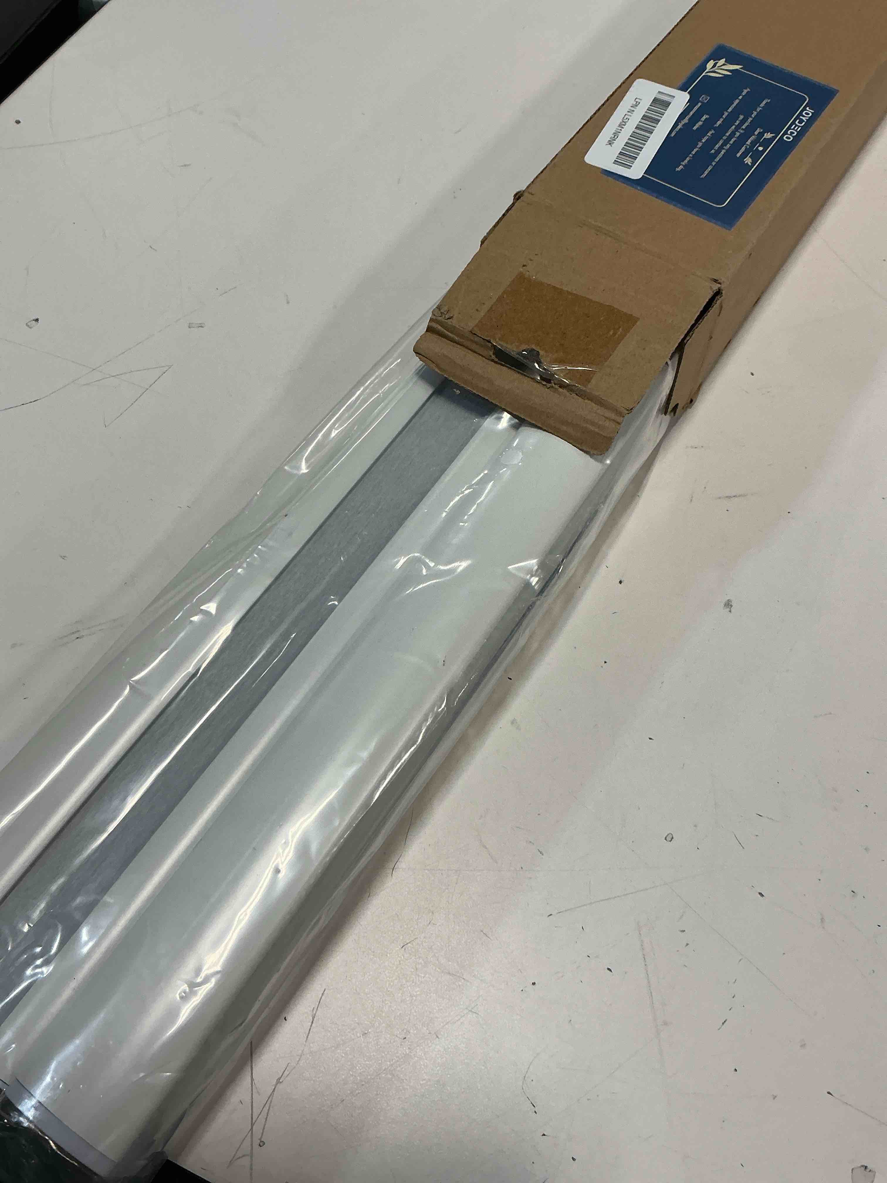 Condition photo showing Good Condition for Joydeco No Tools No Drill Blinds for Indoor Windows, Cordless Window Blinds Cellular Shades Top Down Bottom Up Blackout Honeycomb Blinds Thermal Insulated Noise Reduction (White, 35" W x 64" H) A - White 35"W x 64"H