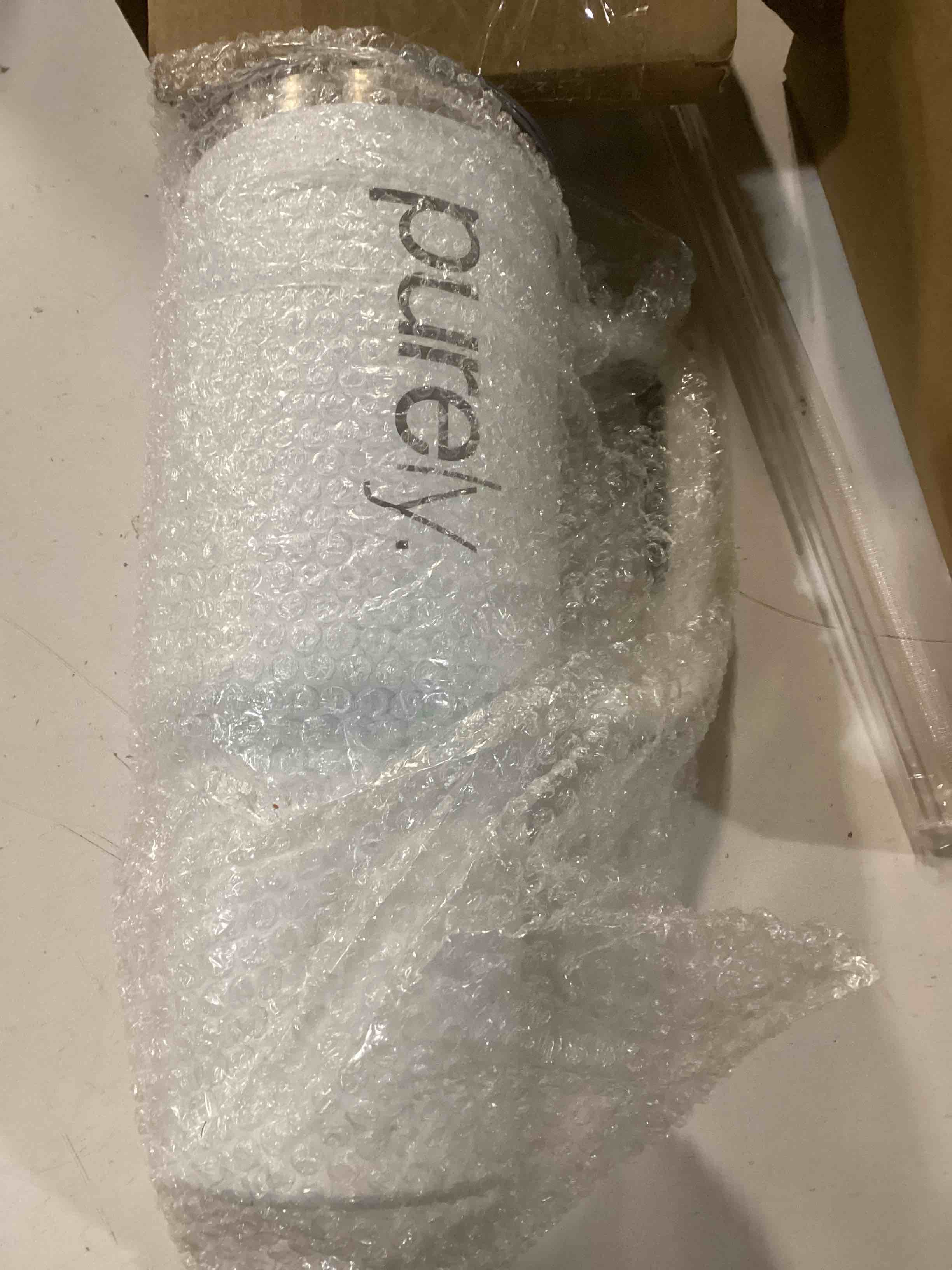 Condition photo showing Good Condition for (White)PURELY 40 oz Ceramic Lined Insulated Tumbler with Handle, Leak Resistant 2-way Lid and Straw, Cerami