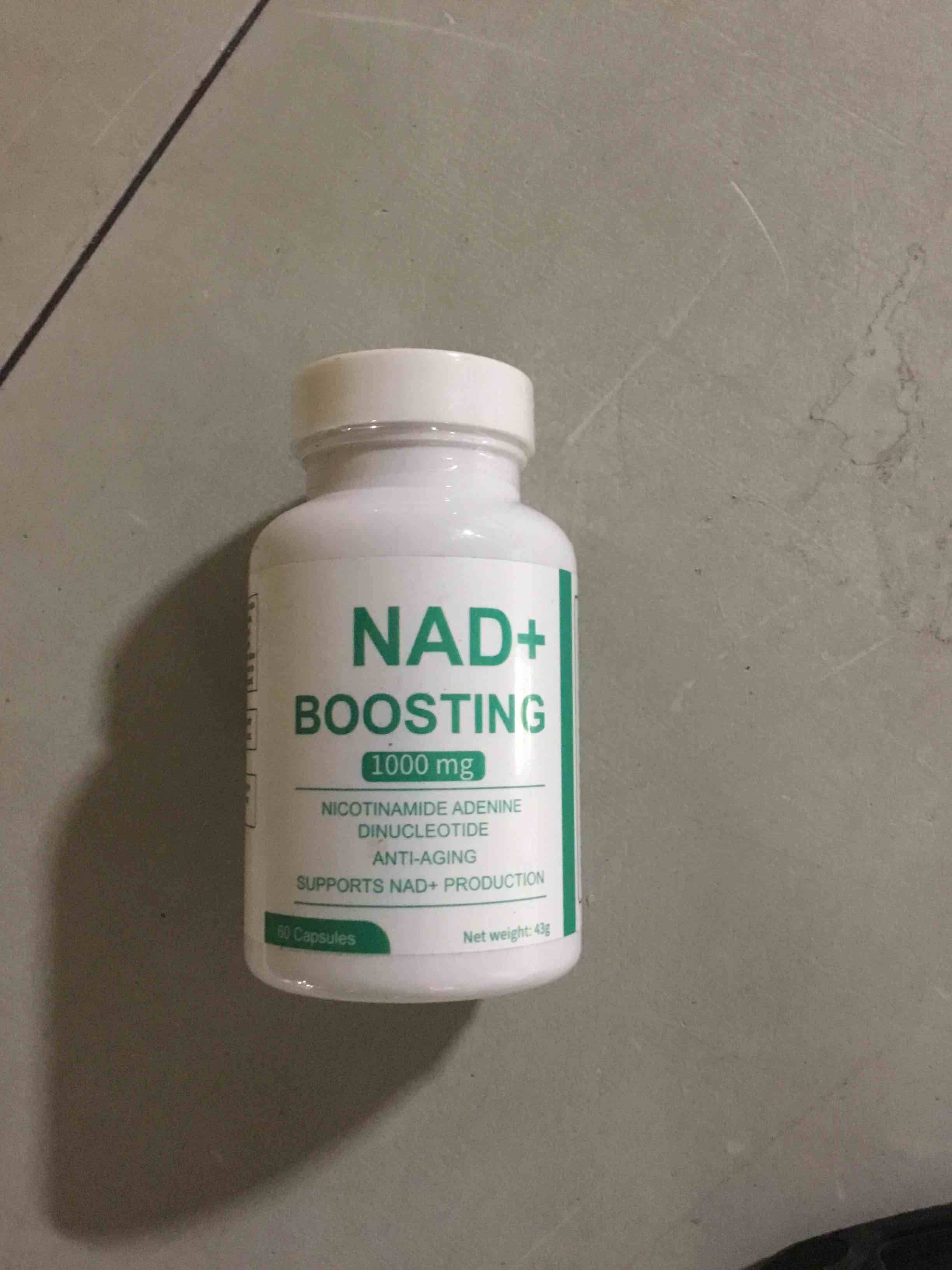 Condition photo showing New/Like New for Nutricost NAD+ Supplement 1,000mg per Serving, 60 Capsules (Nicotinamide Adenine Dinucleotide) - 60 Servings, Gluten-Free, Vegan