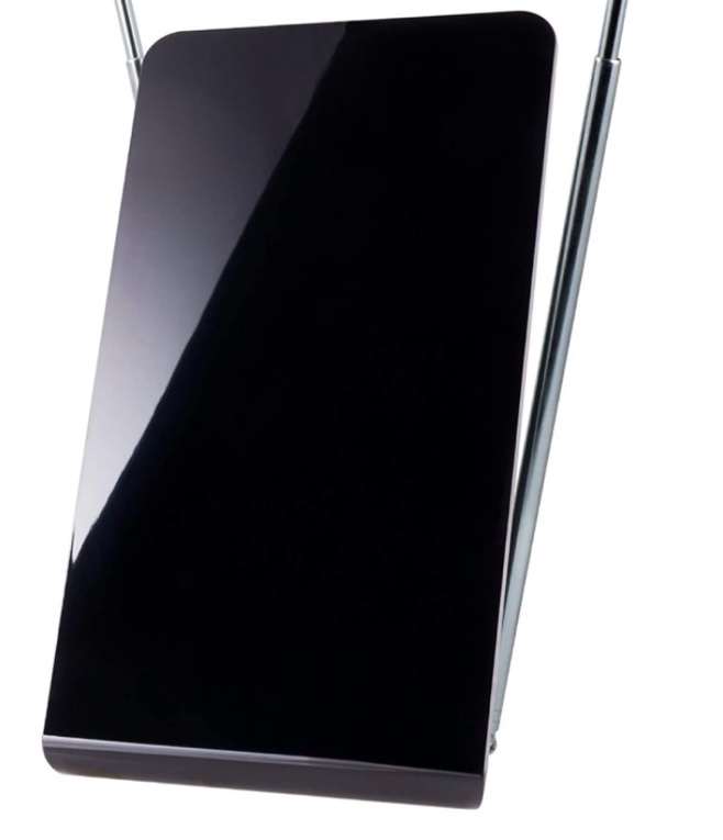 ge flat panel indoor hdtv antenna  40-mile range  vhf uhf 1080p 4k  33681