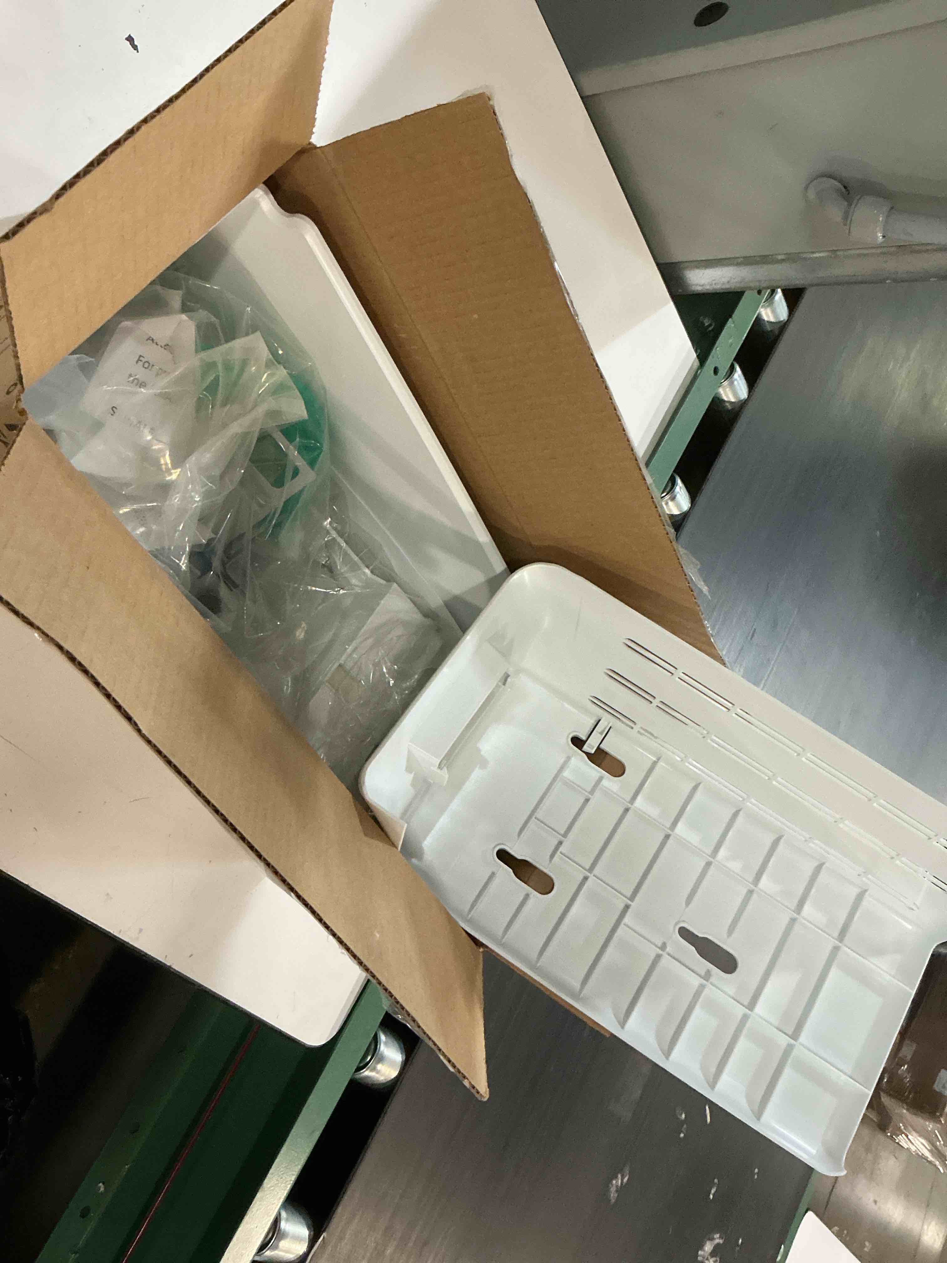 Condition photo showing As Is for ice maker 