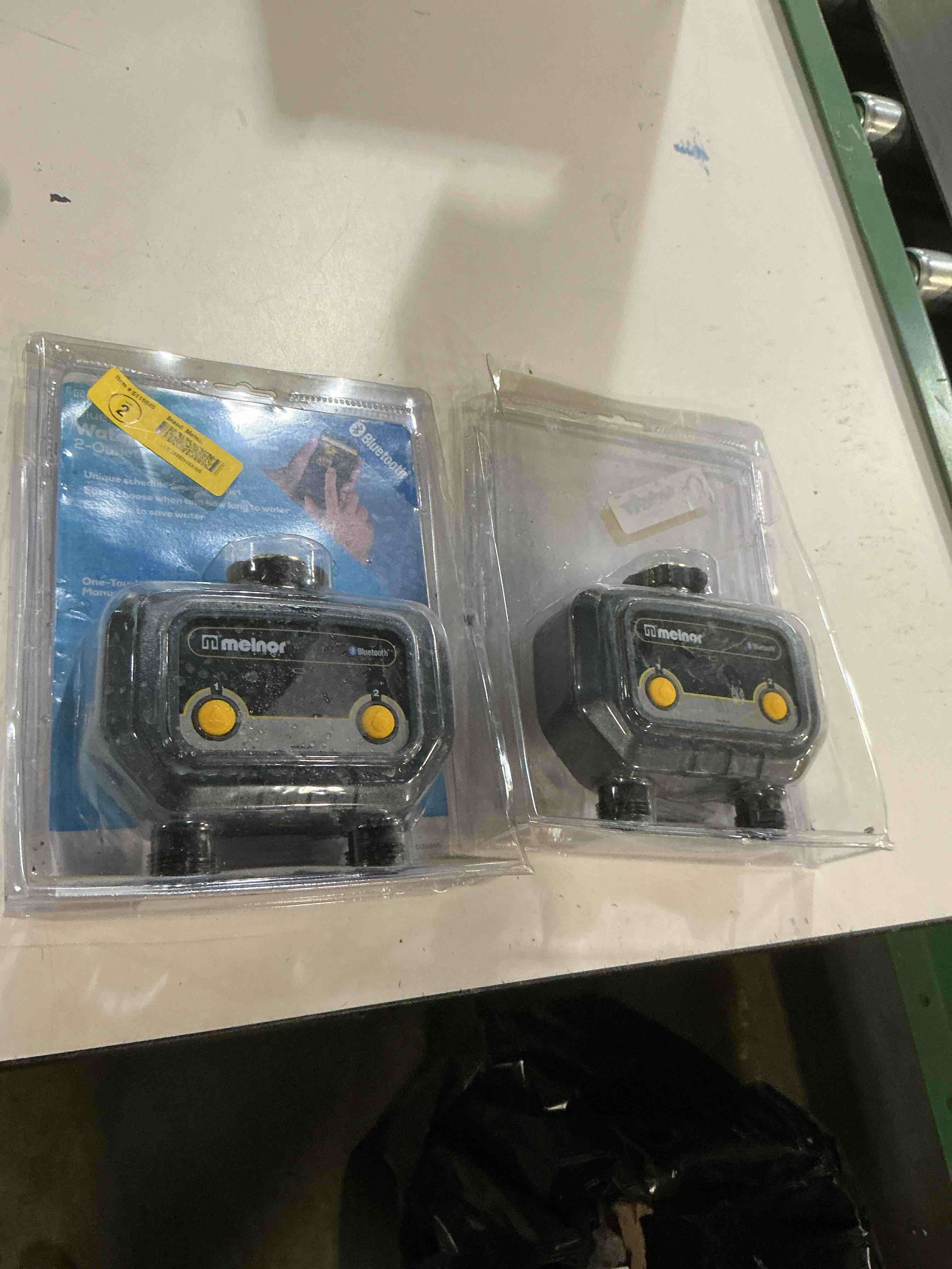 Condition photo showing As Is for 2-zone bluetooth water timer, 2 sets