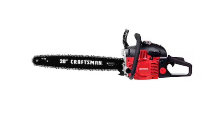 craftsman 20 in. gas powered chainsaw