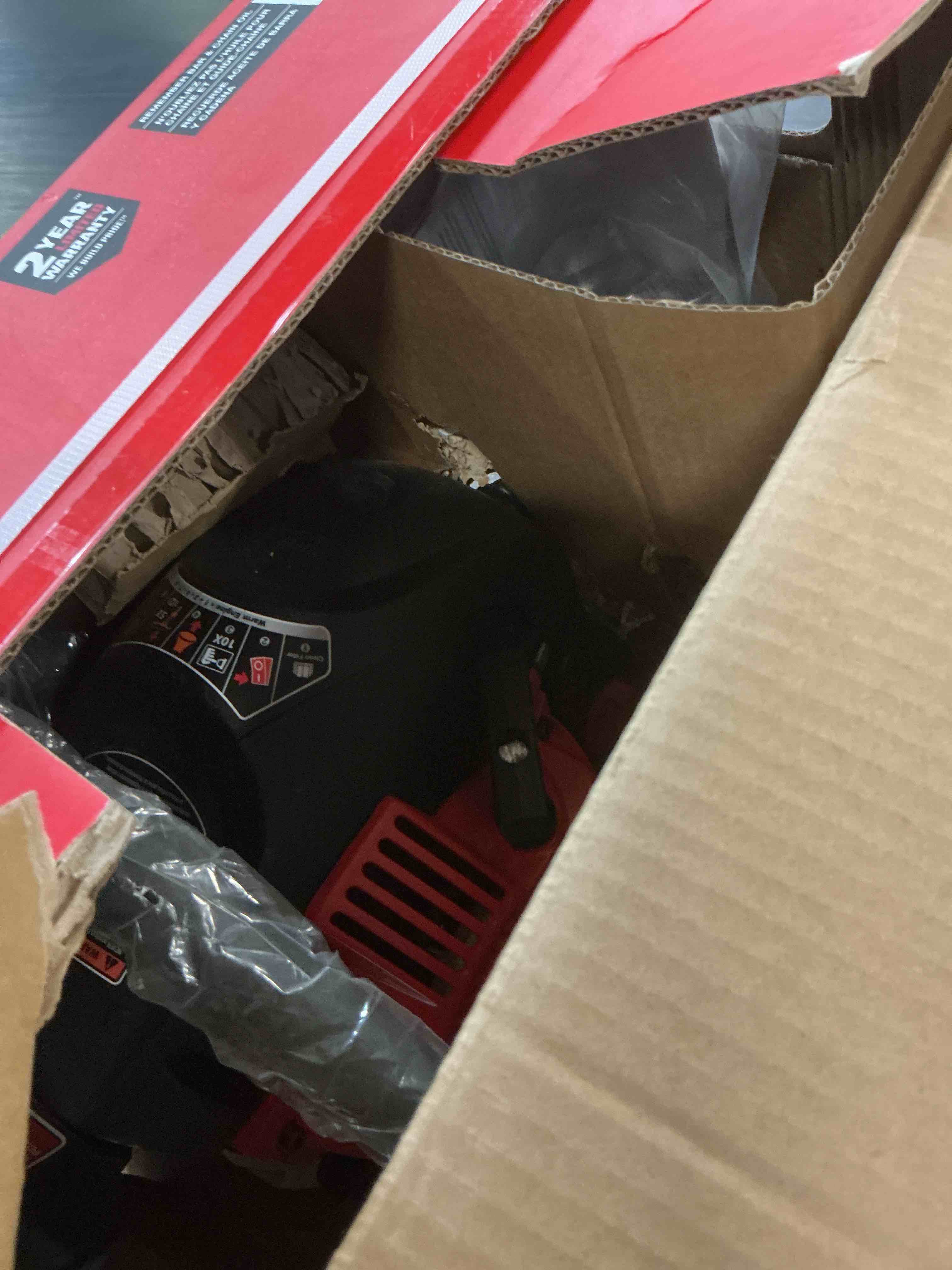 Condition photo showing As Is for craftsman 20 in. gas powered chainsaw