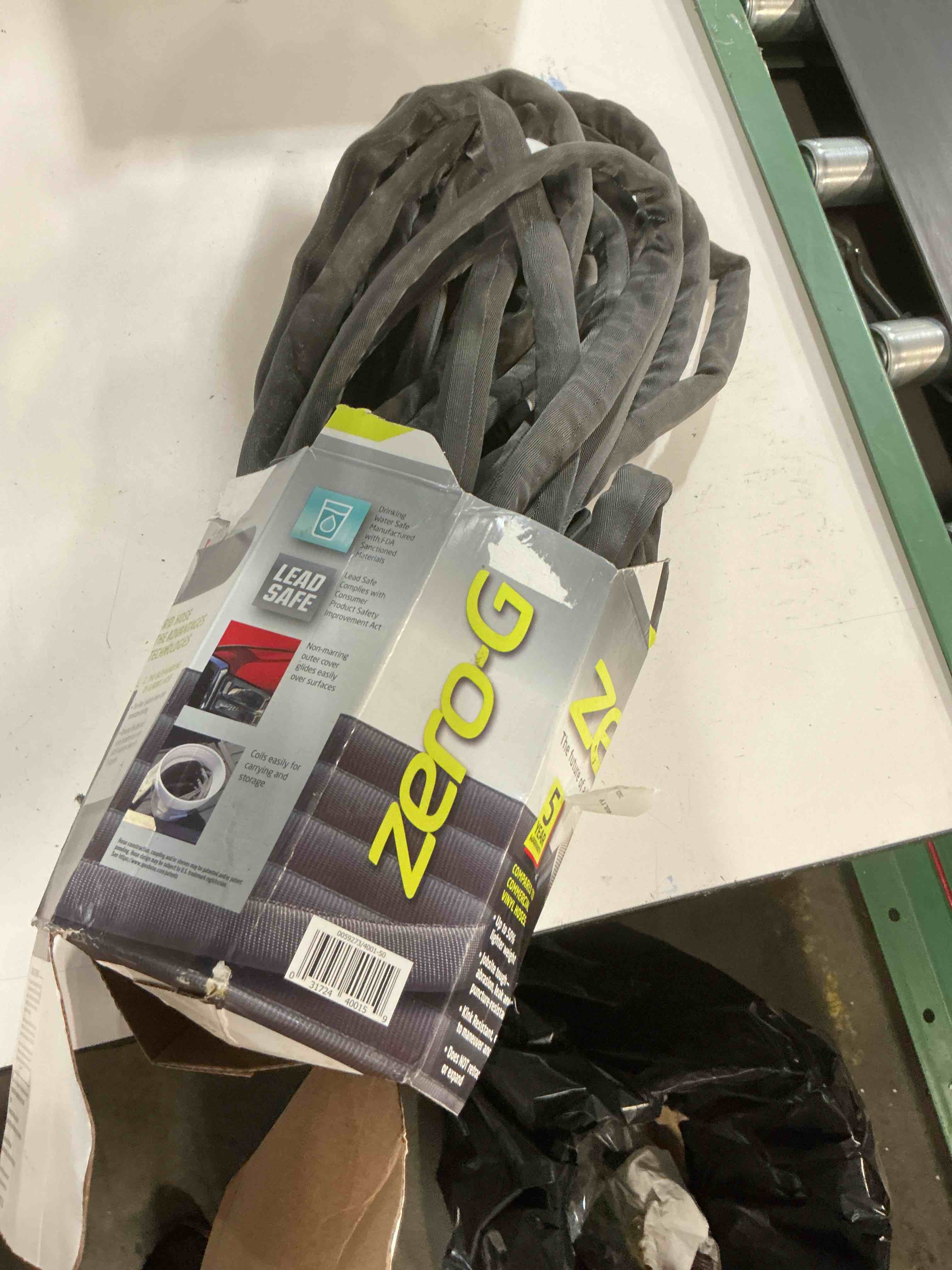 Condition photo showing As Is for teknor 50 ft zero-g tek400150pdq lightweight kink-free garden hose
