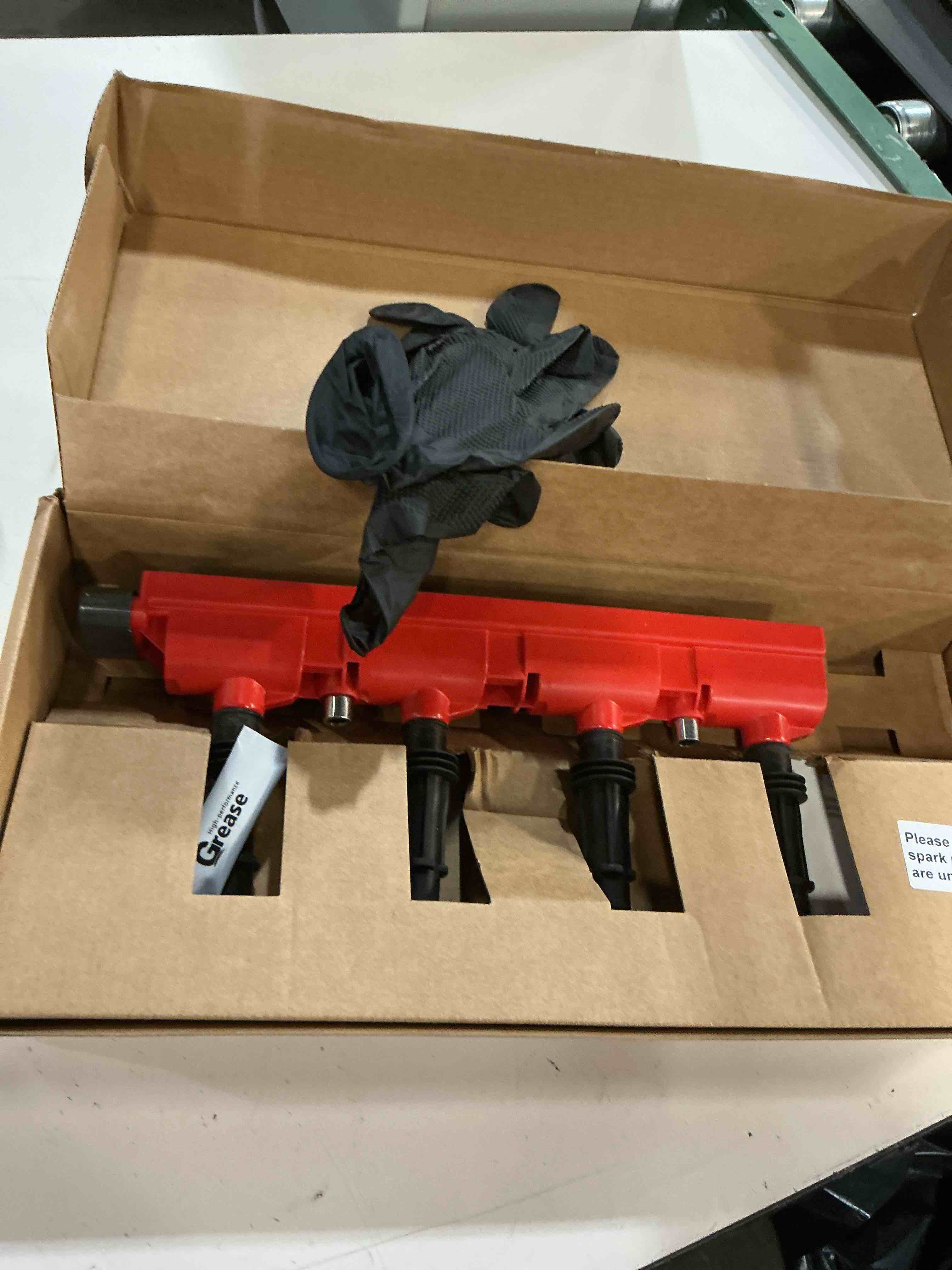 Condition photo showing New/Like New for upgraded ignition coil pack and 4x iridium spark plug for 1.4l 1.8l l4 2011-2021 chevy cruze sonic trax volt buick encore, fits cadillac elr replaces uf669 d521c 55577898