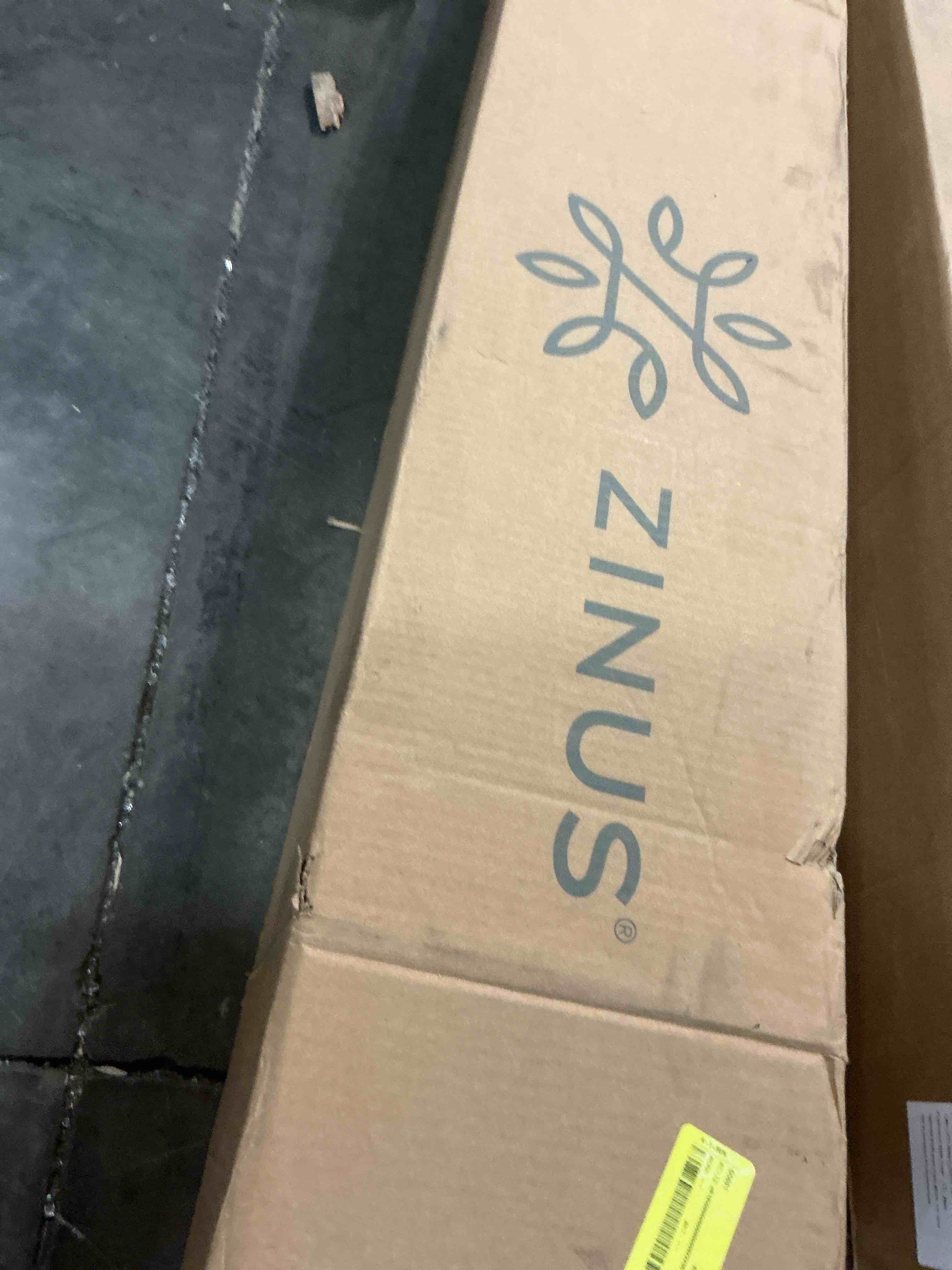 Condition photo showing Good Condition for zinus metal box spring with wood slats /9 inch mattress foundation / sturdy steel structure / easy assembly, king 9 inch smart box spring