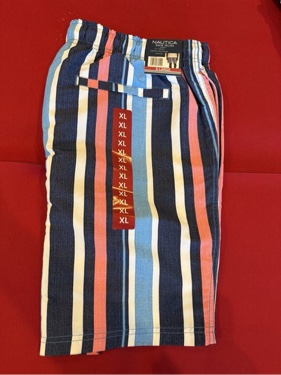 Nautica Men's 7.5" Swim Trunk Size XL Multi NWT