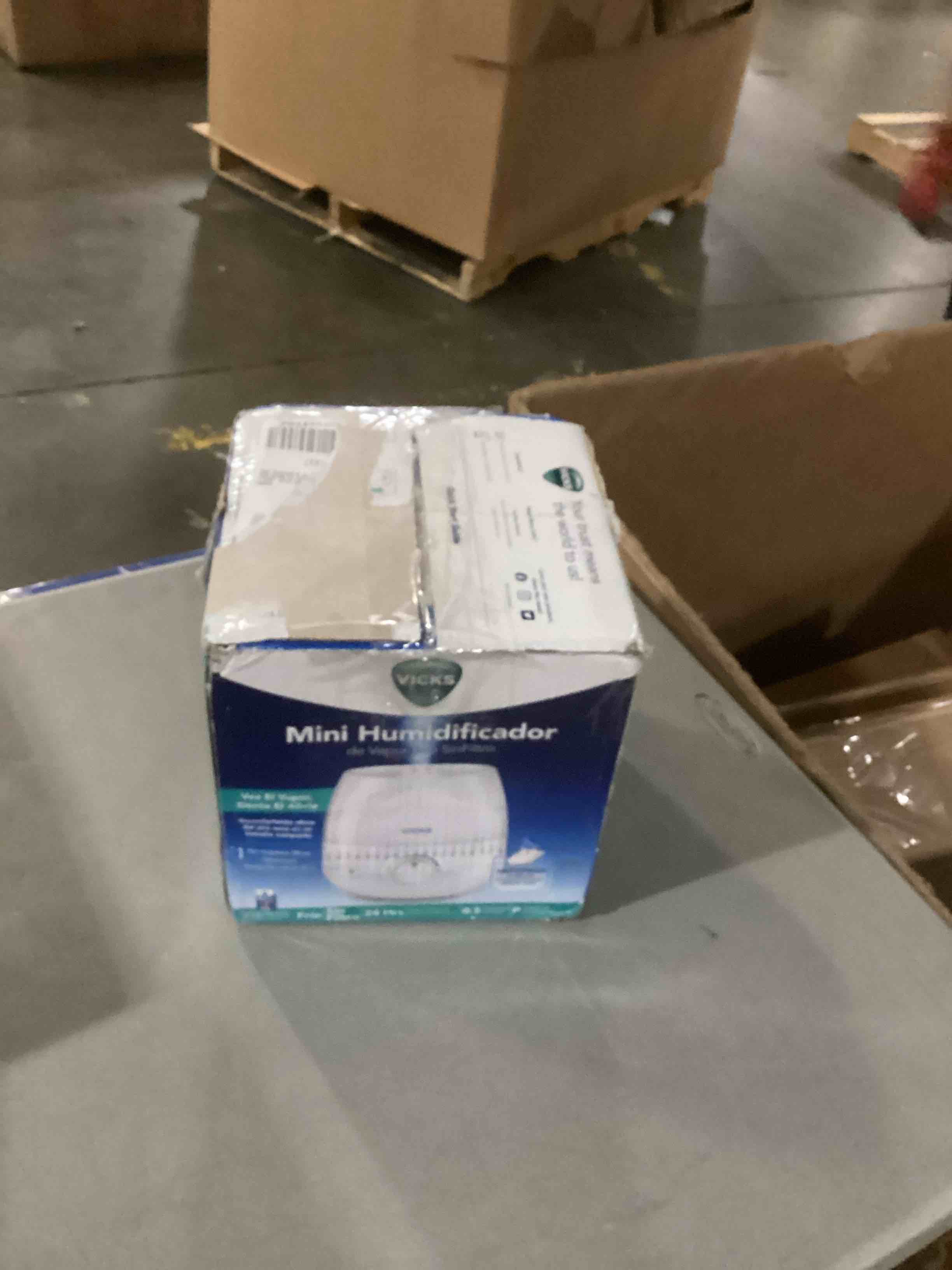 Condition photo showing As Is for Vicks Mini Filter Free Cool Mist Humidifier, Small Room – Variable Mist Control – Works with Vicks VapoPads