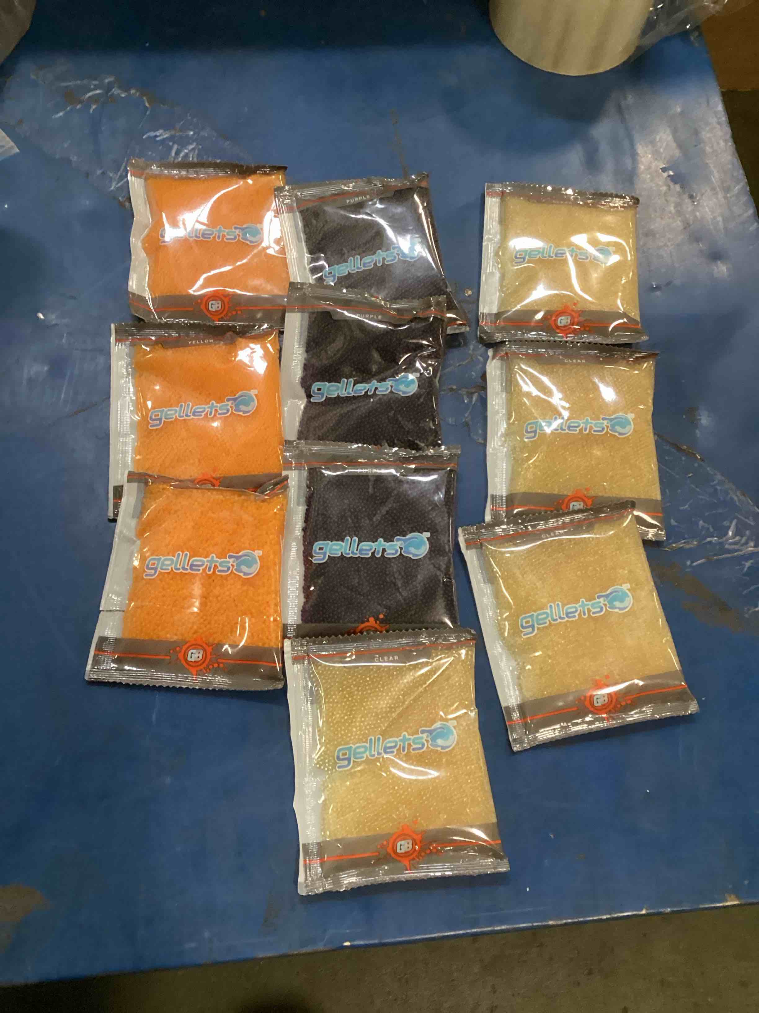Gellets for gel blaster assorted colors