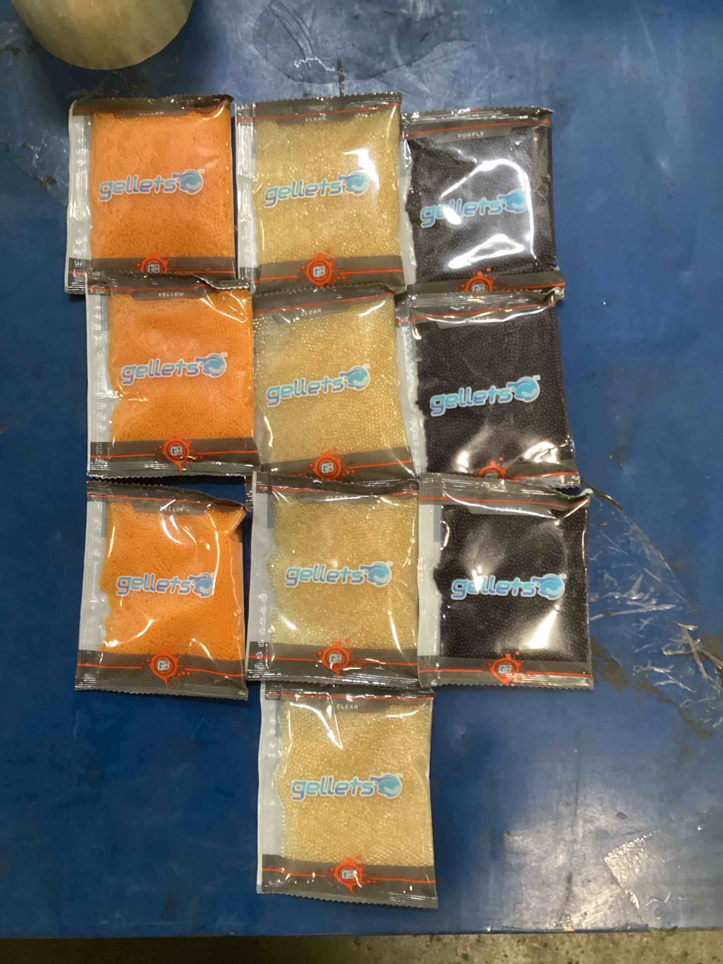 Gellets for gel blaster assorted colors 