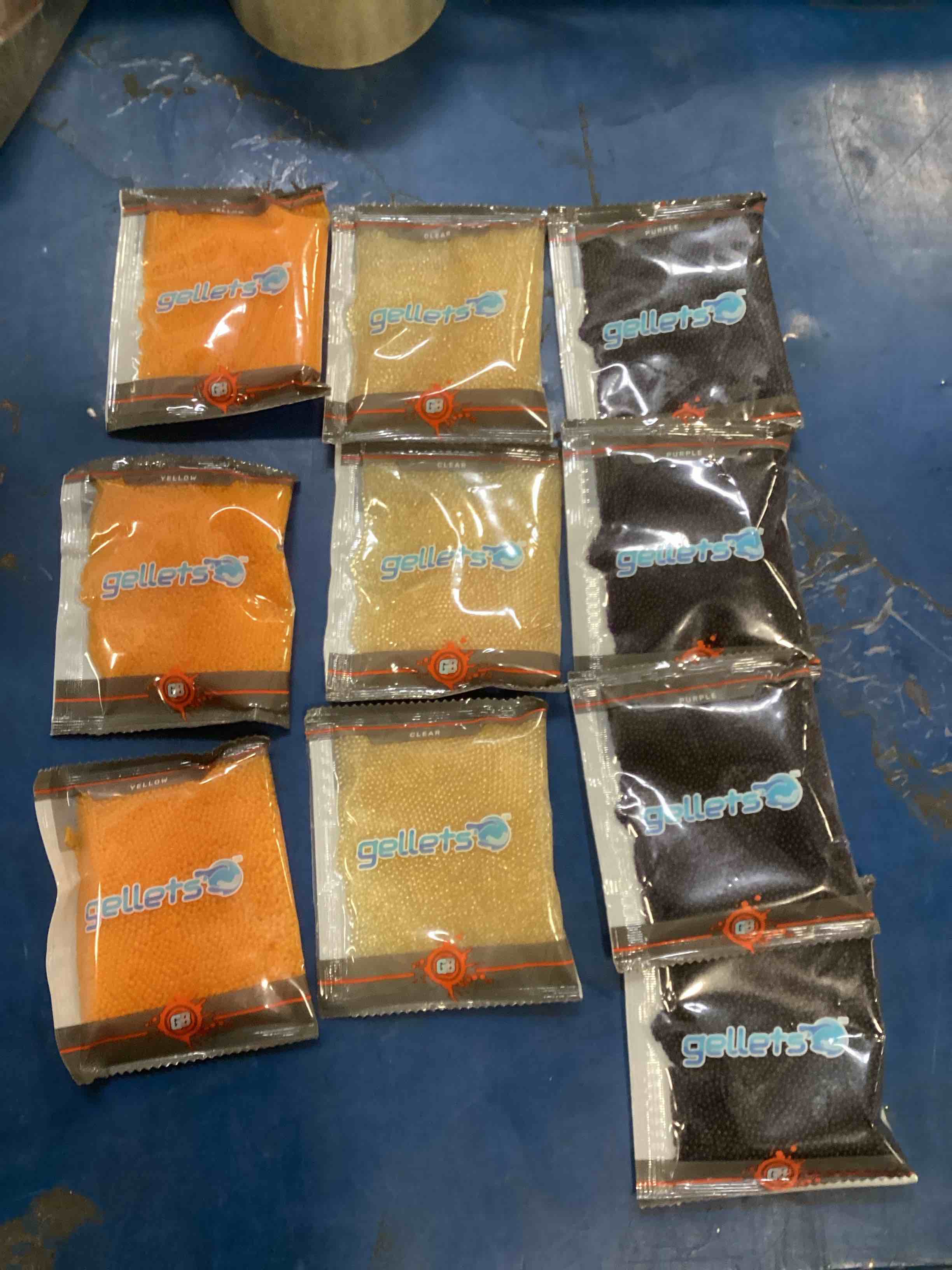 Gellets for gel blaster assorted colors 