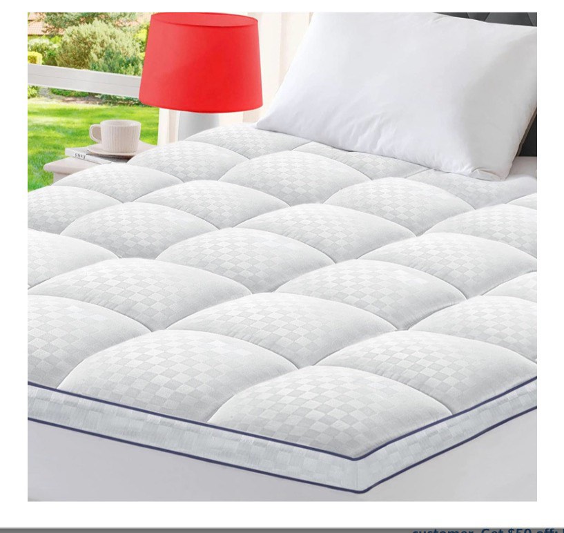 mattress topper, size unknown 