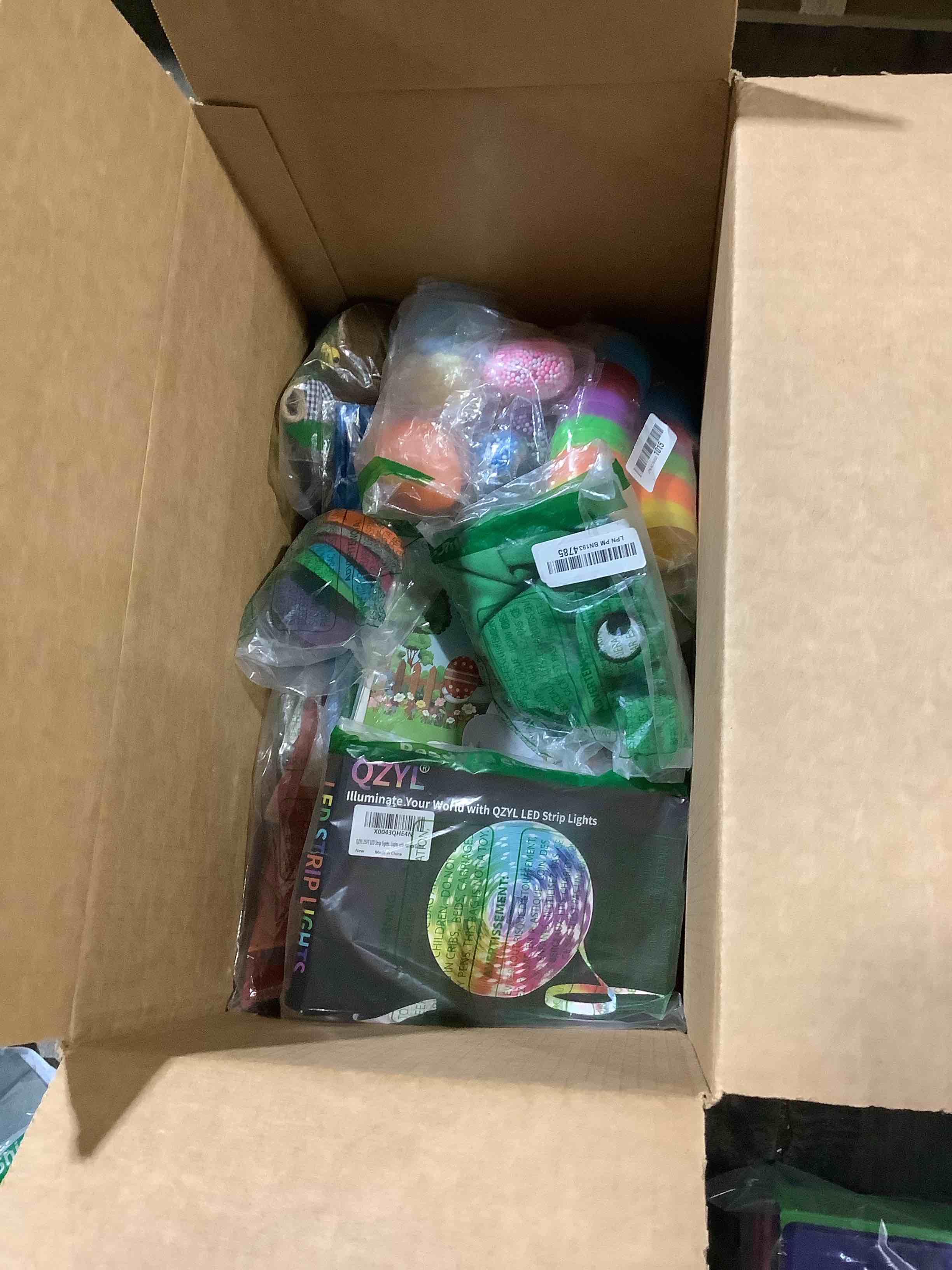 Box of Assorted items-  letters, cards candy bags and much more