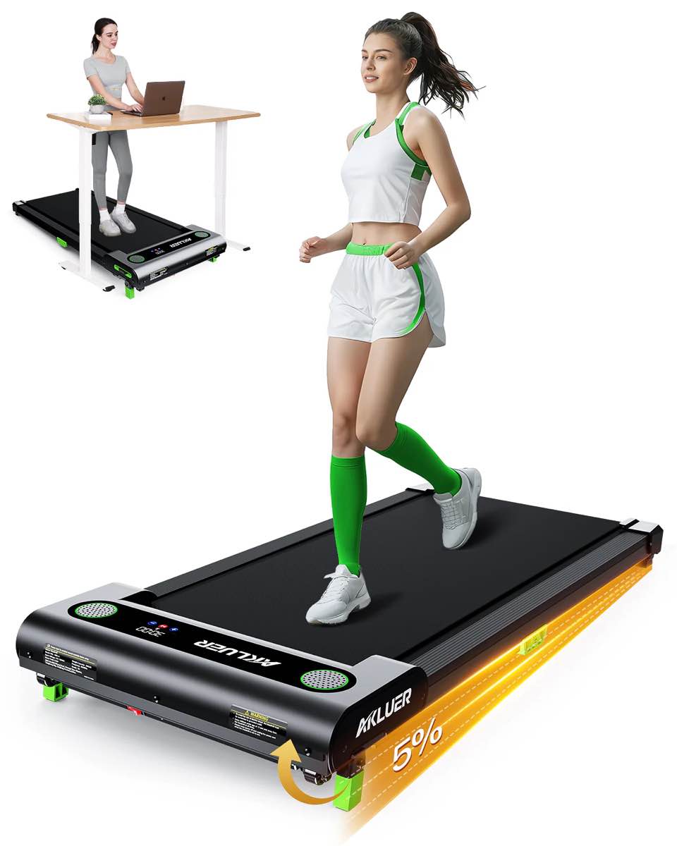 AKLUER 480L-A Under Desk Treadmill Rated 